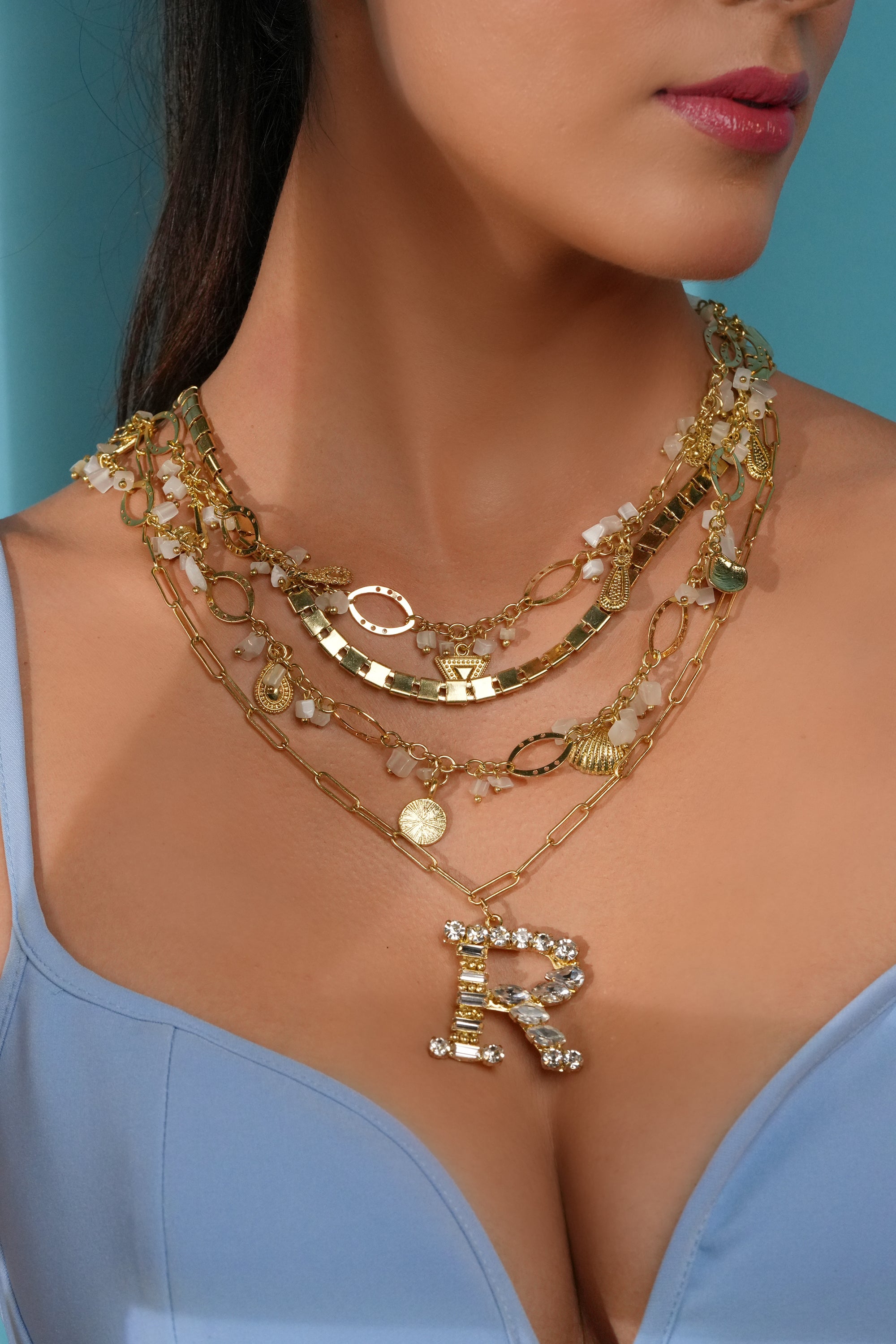 Personalised Letter Charm Necklace