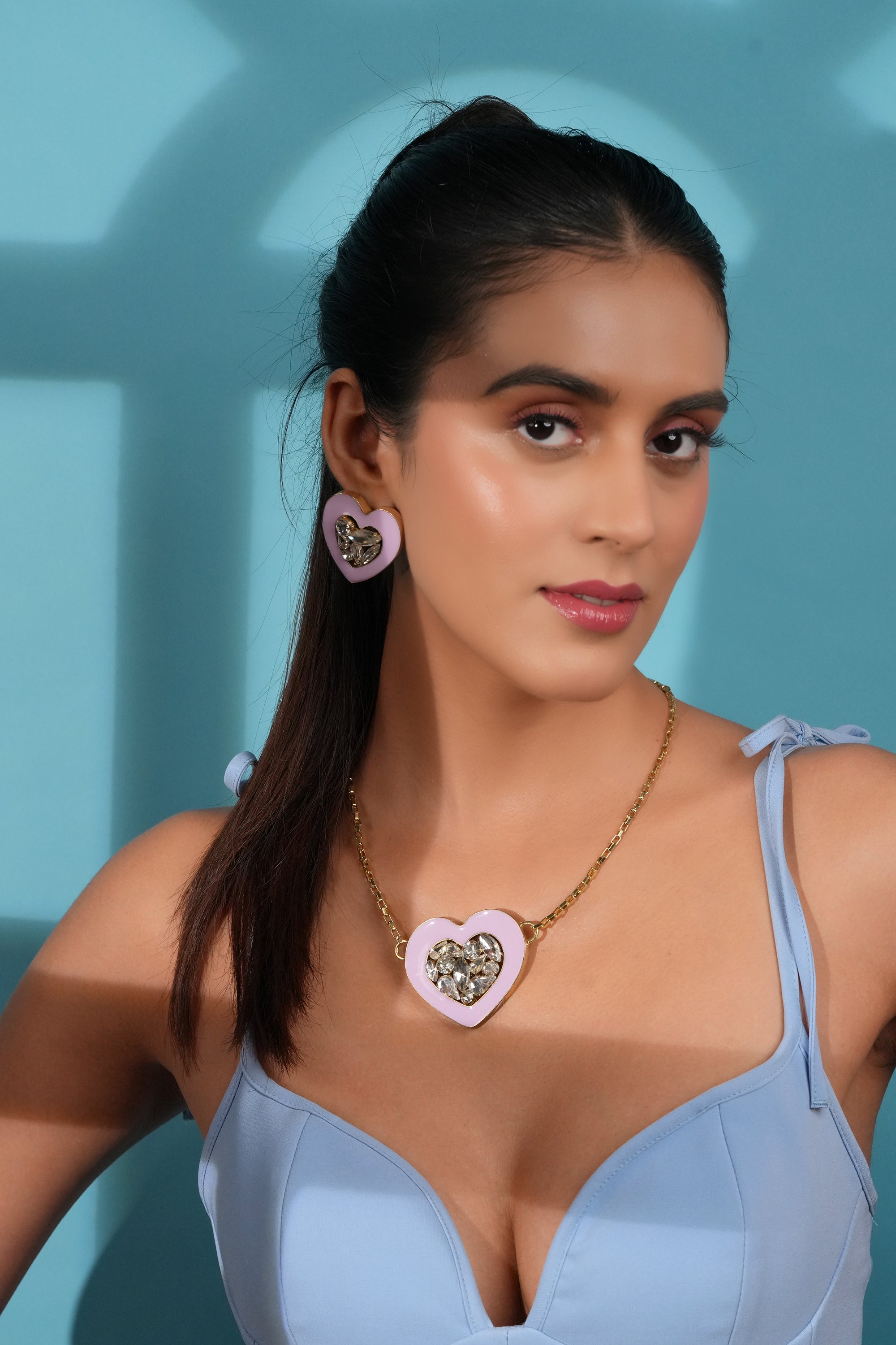 Heart Statement Earrings