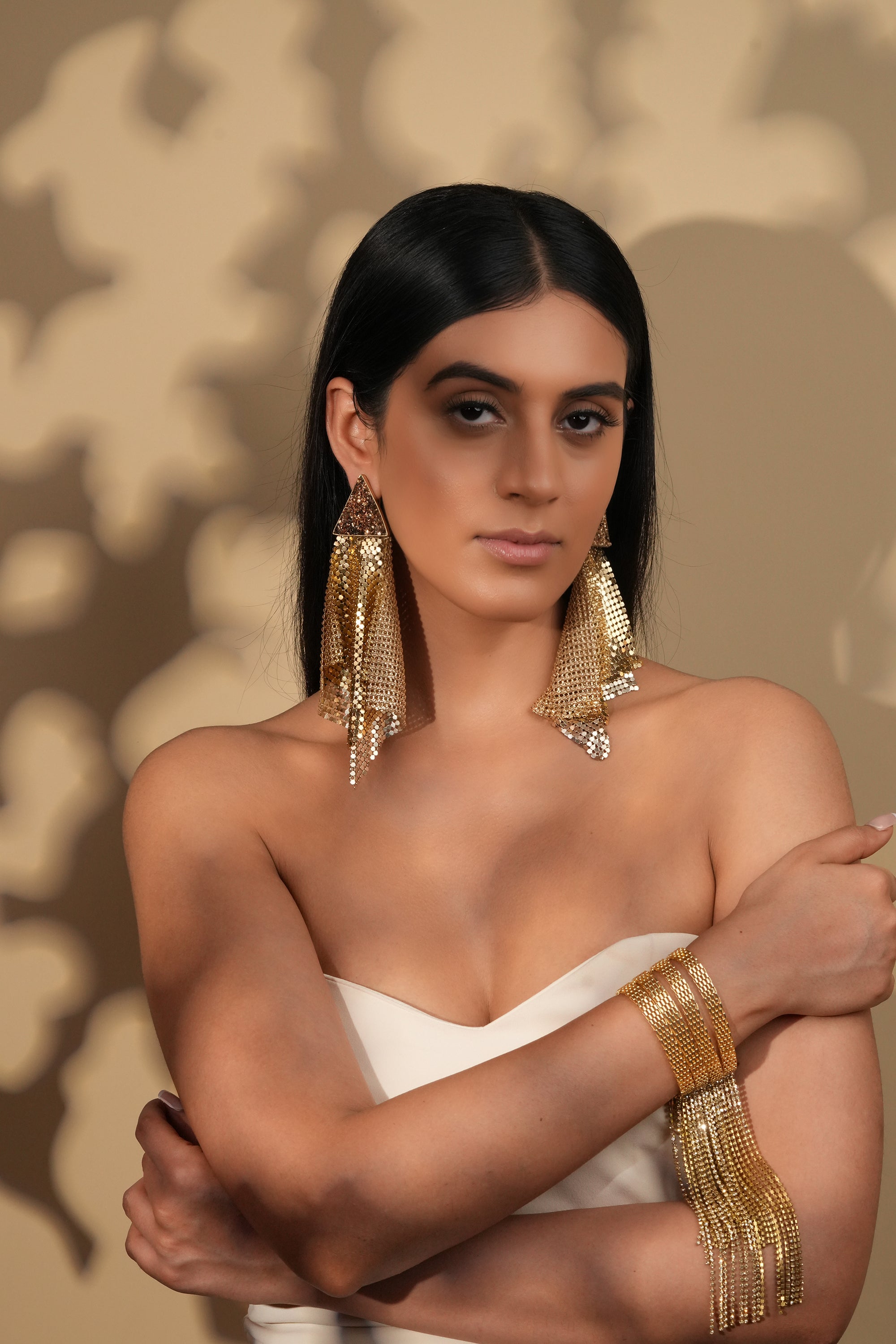 Gold Cascading Bracelet