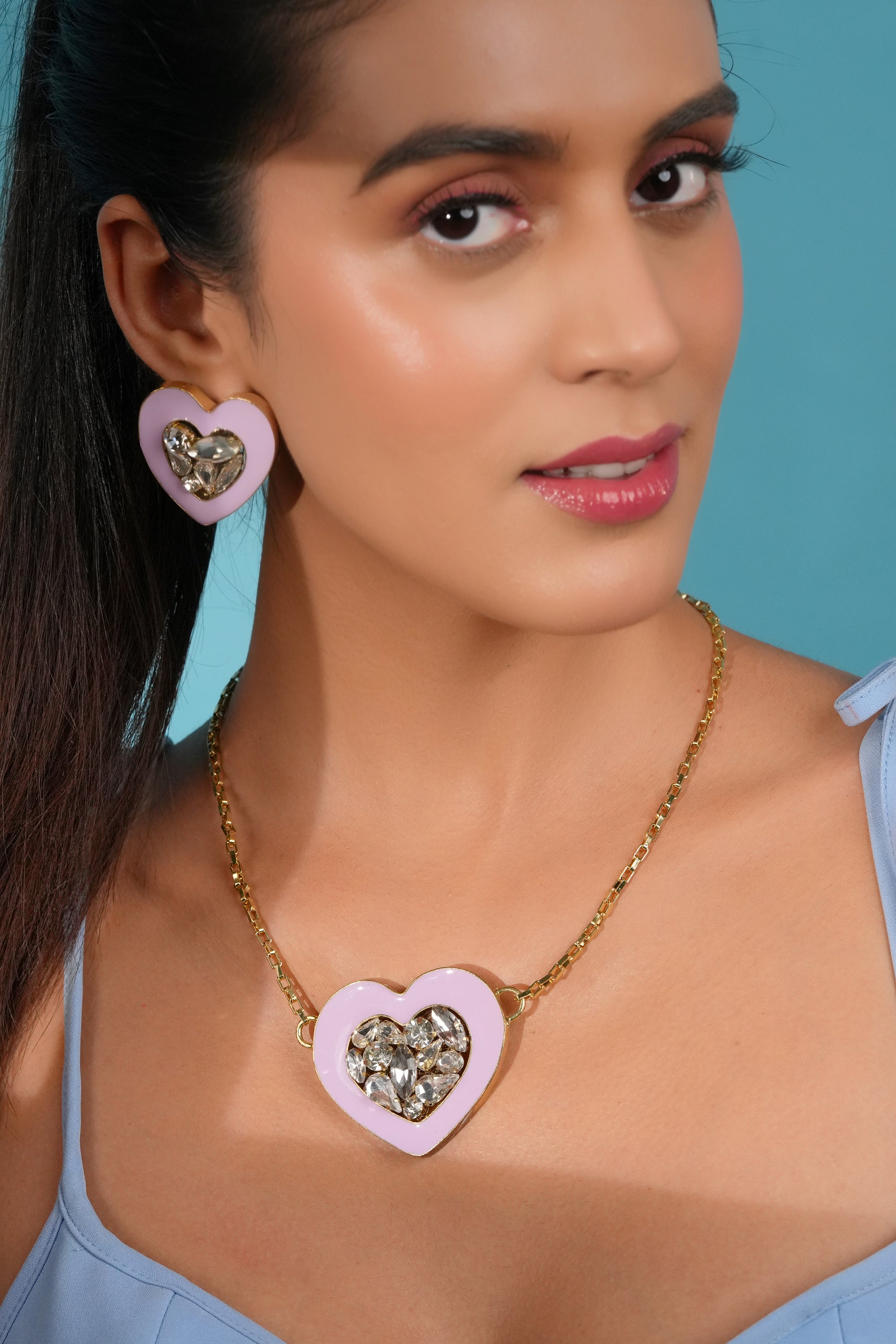 Heart Statement Earrings