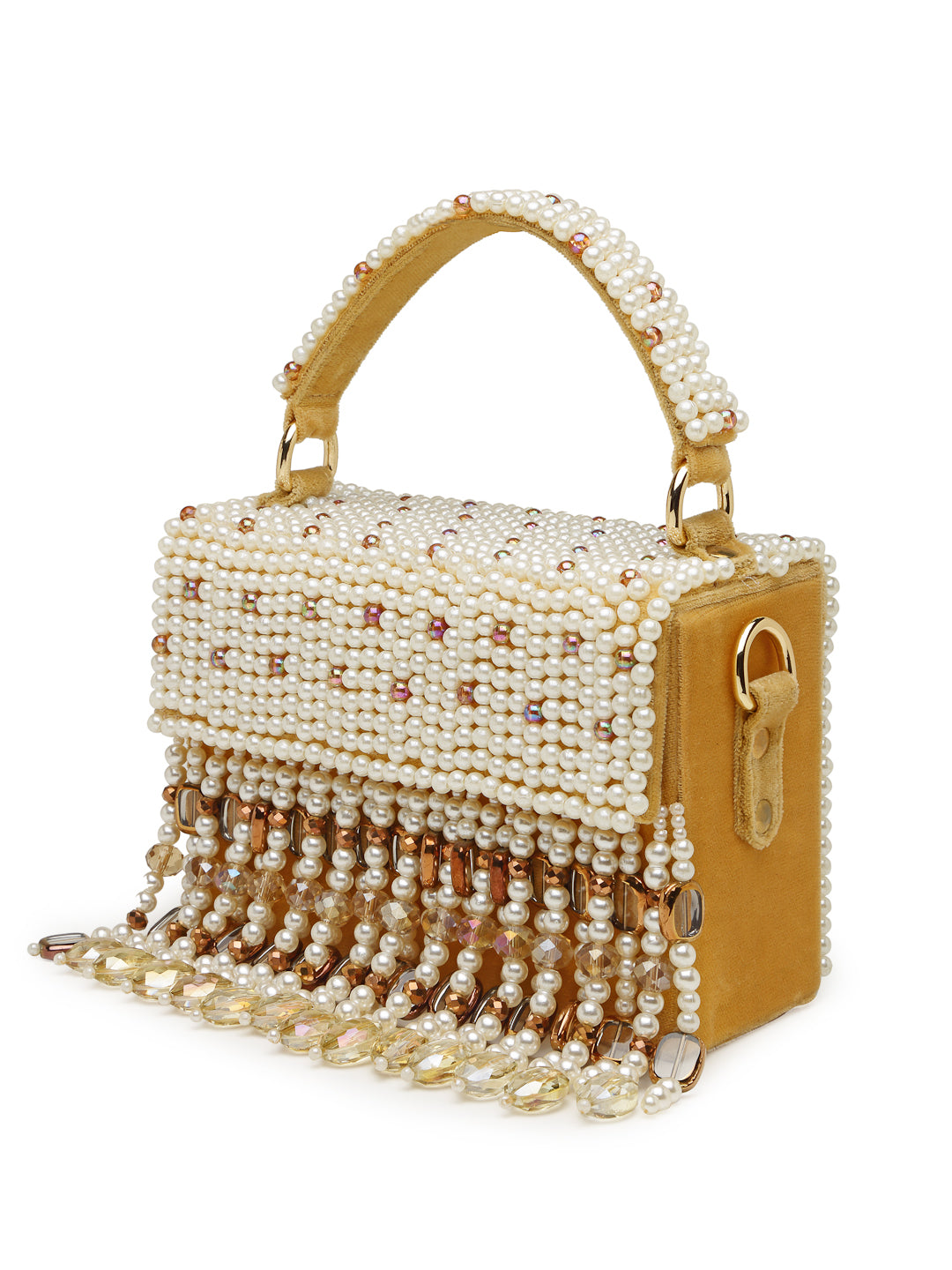 Pearl Mini Box Clutch