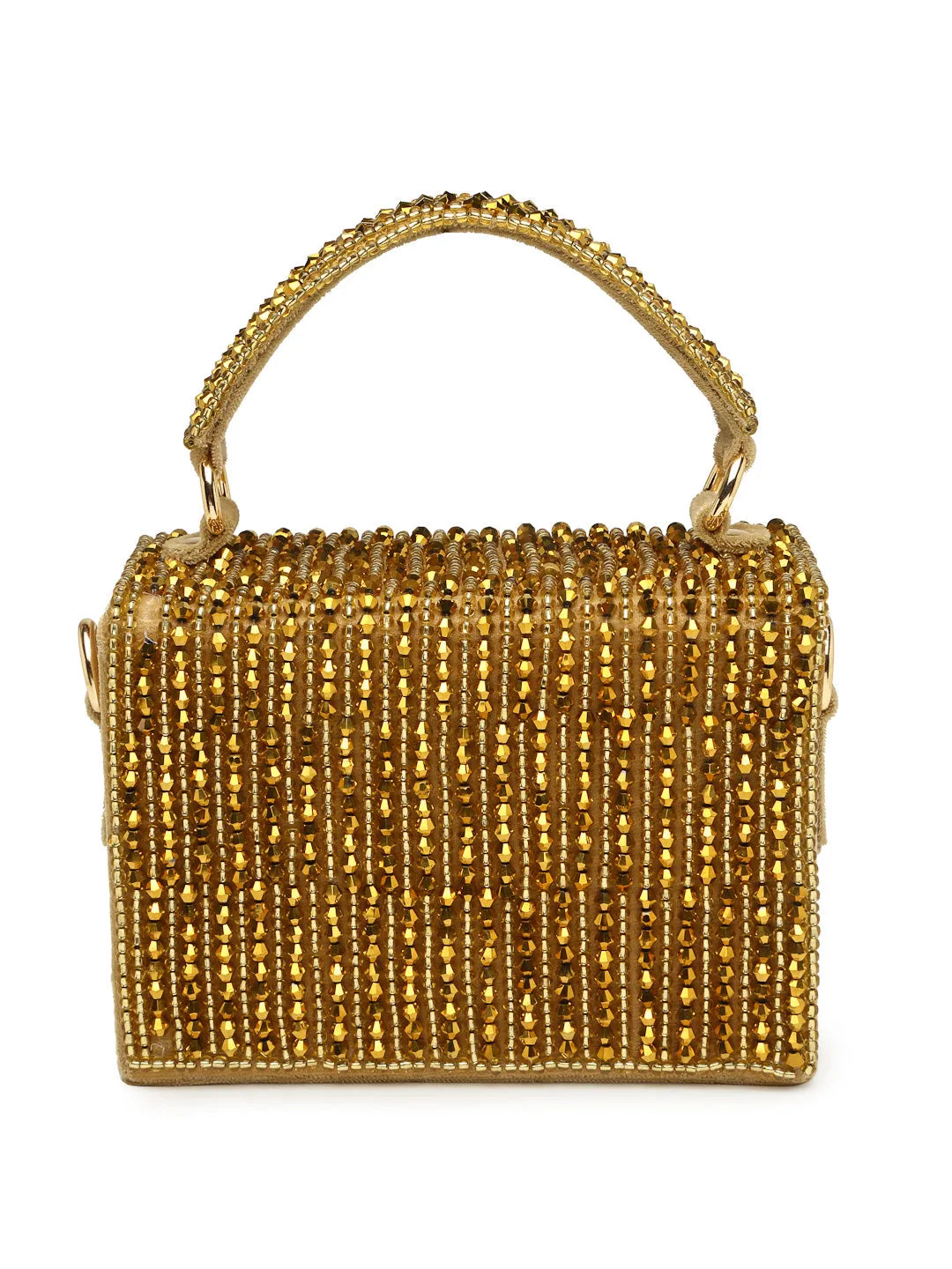 buy Gold Rush Mini Box Clutch