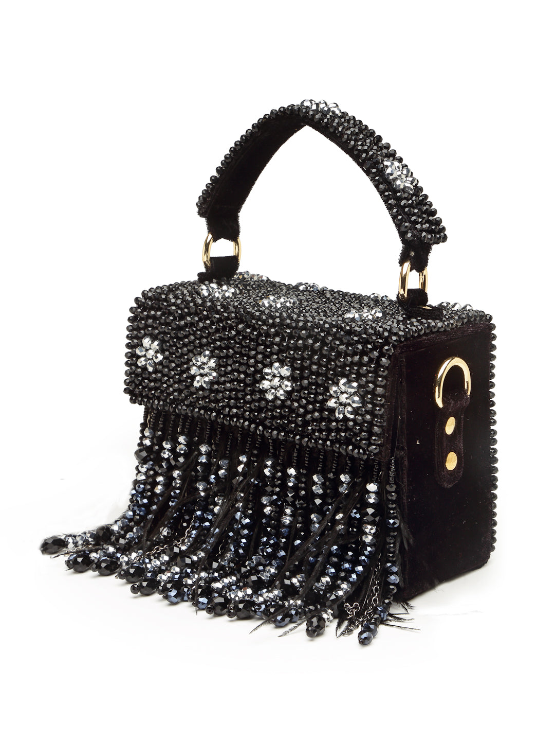 Black Pearl Clutch Bag