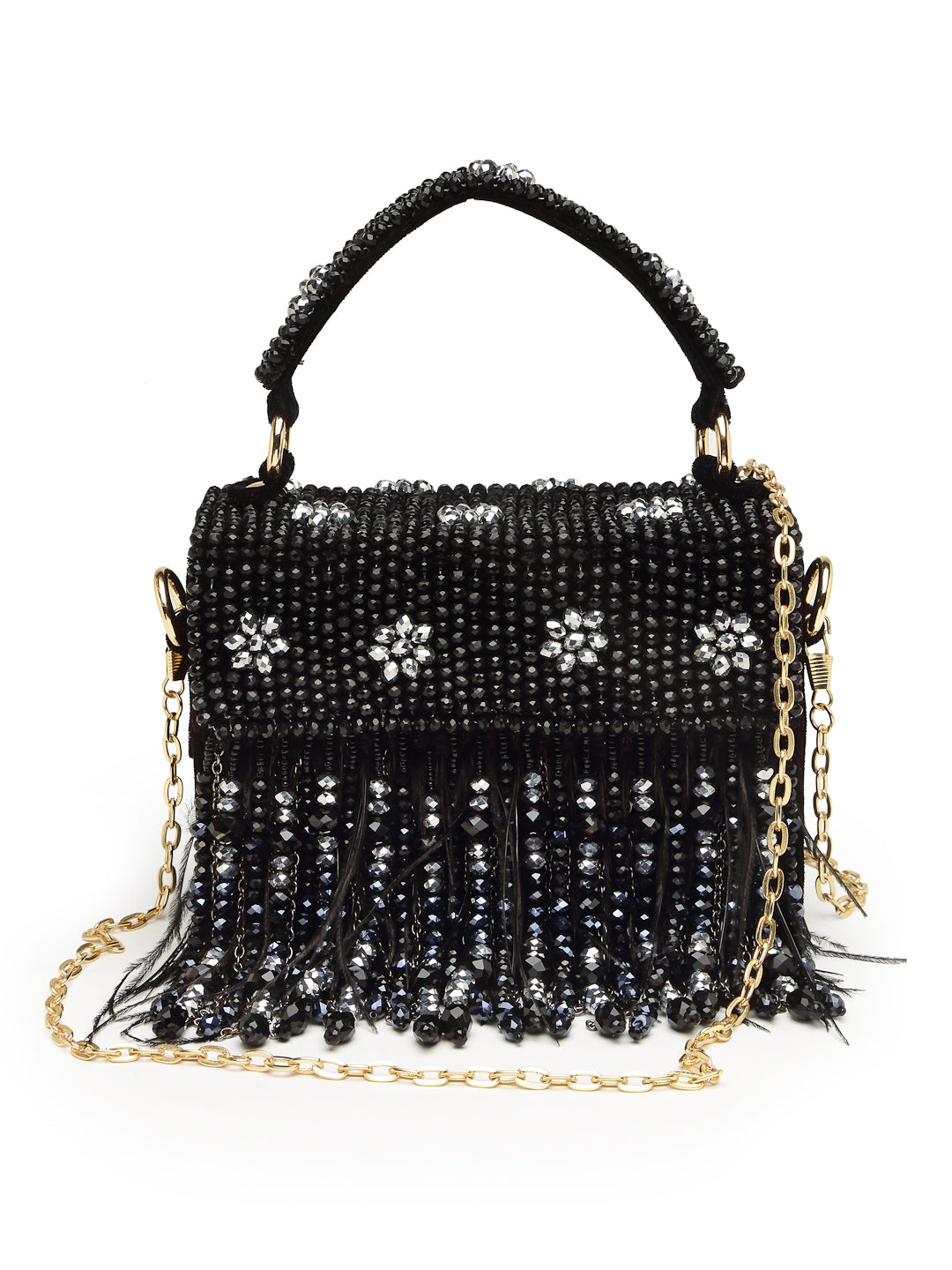 Black Pearl Clutch Bag