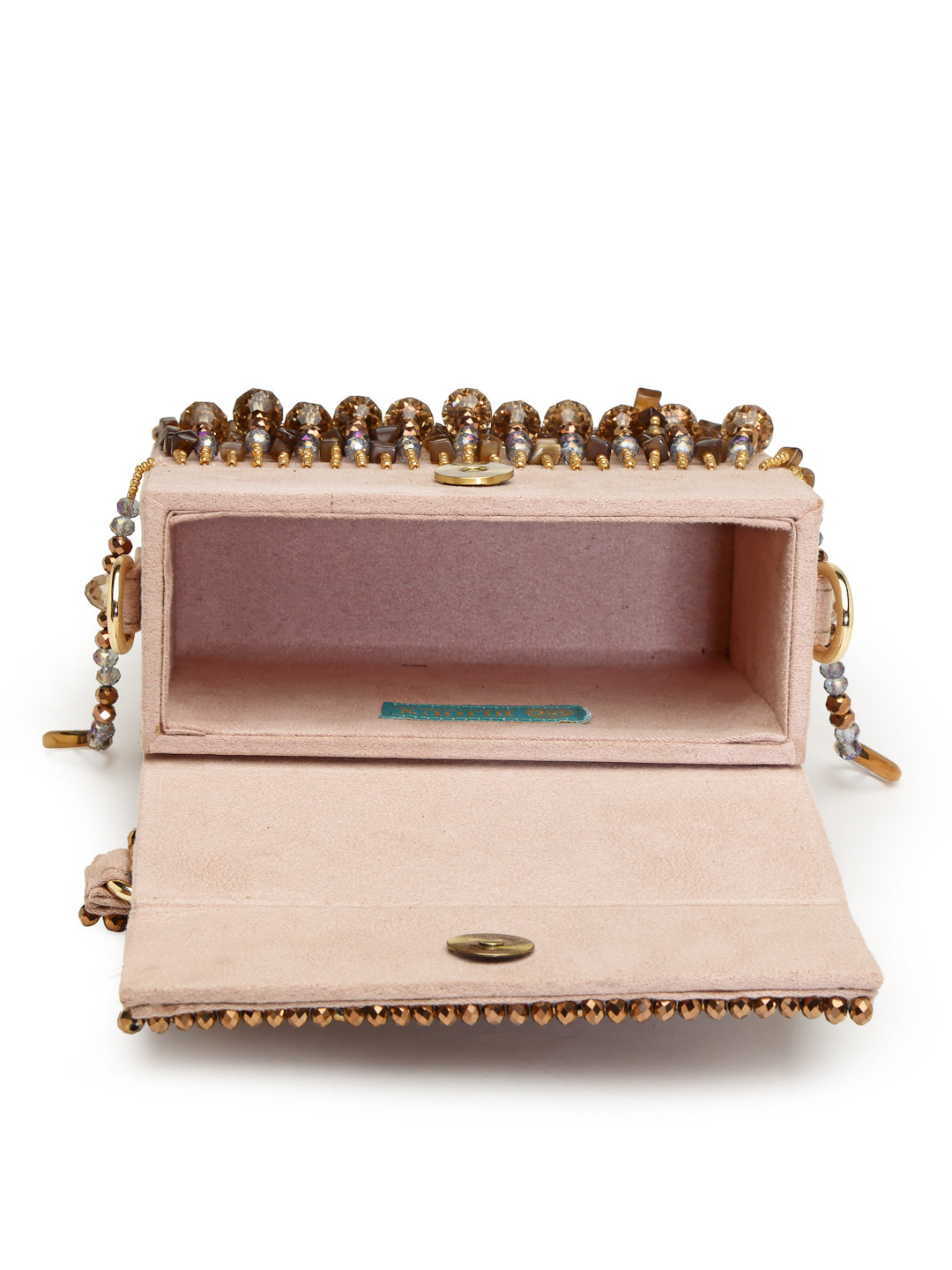 Gold Box Clutch Bag
