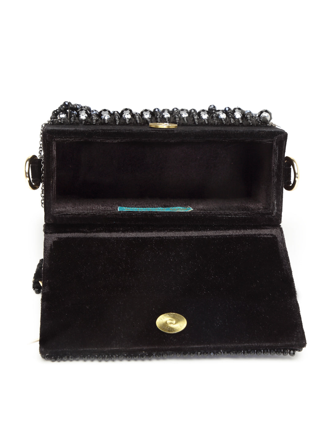Black Pearl Clutch Bag