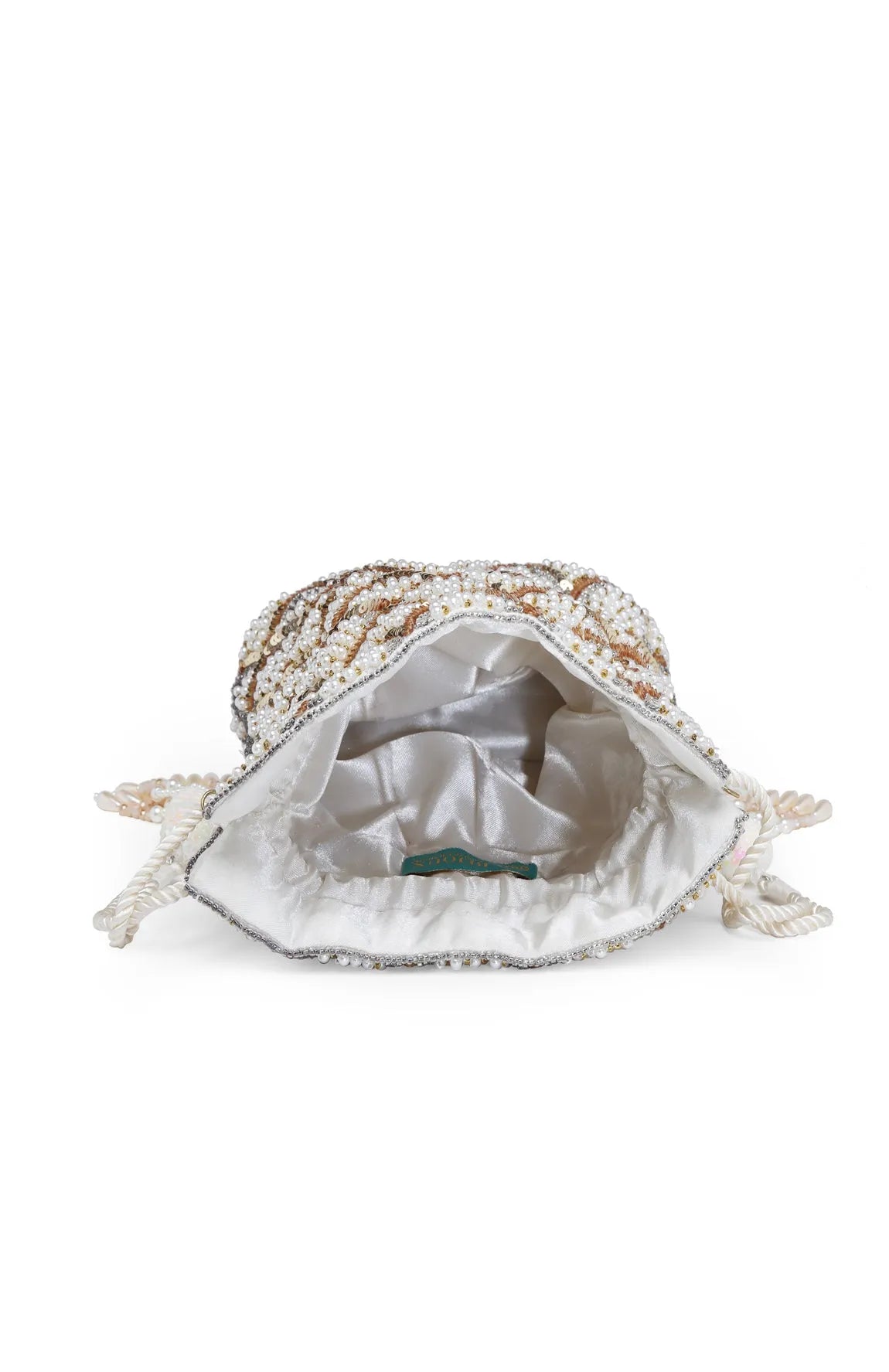 Gold Scallop Potli Bag