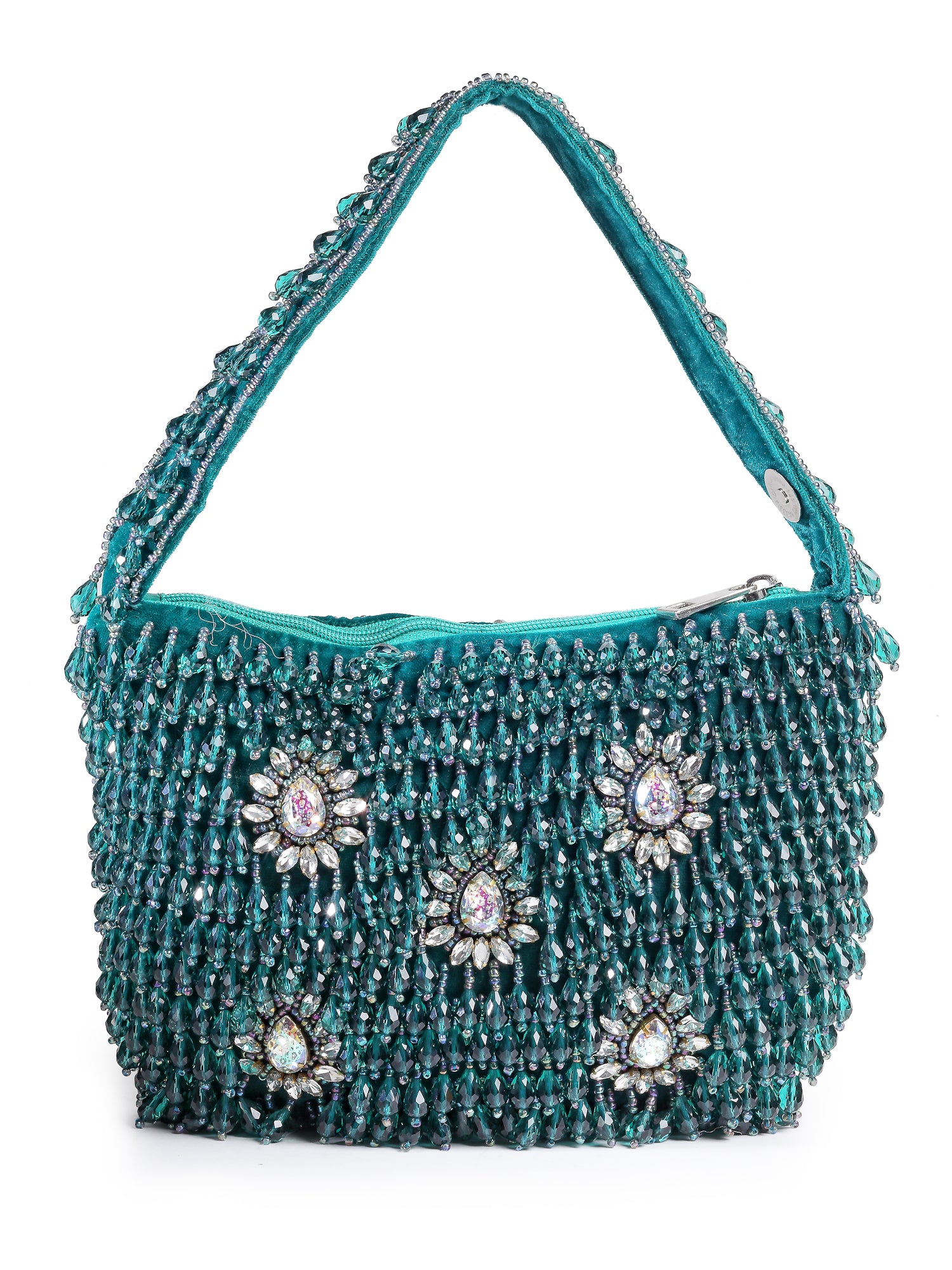 Green Crystal Potli bag
