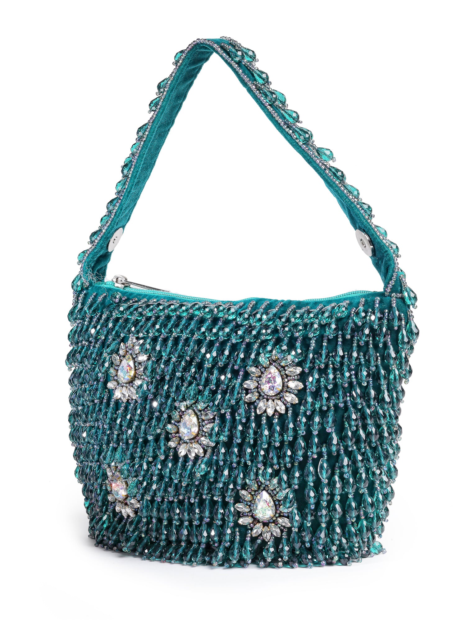 Green Crystal Potli bag