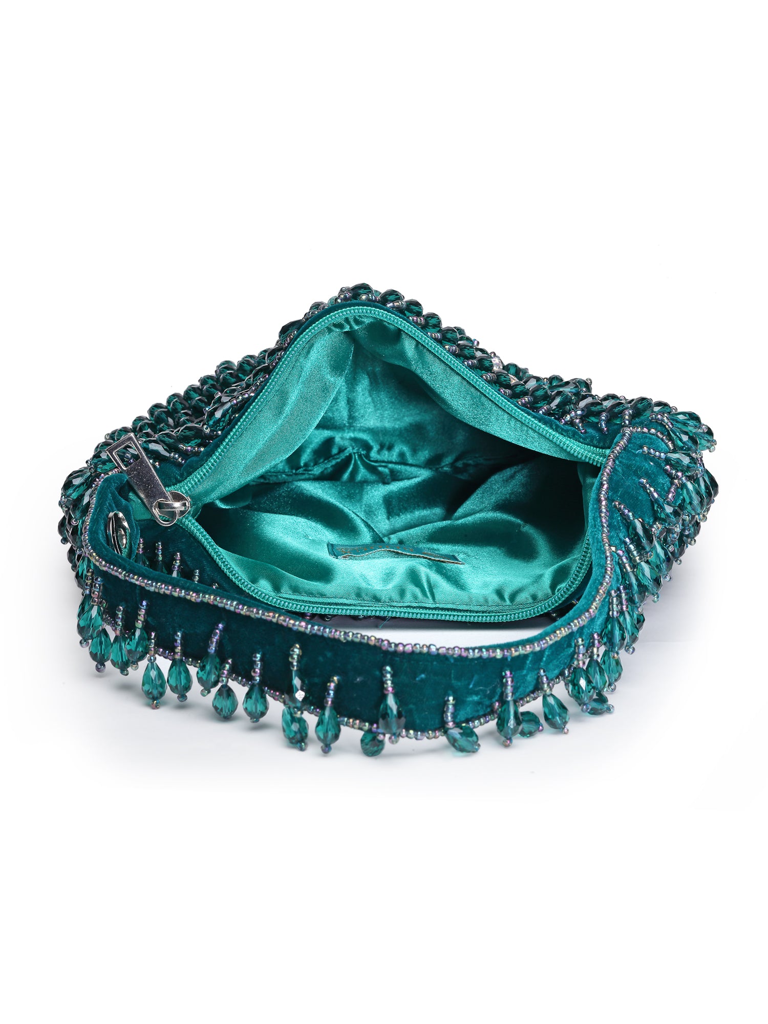Green Crystal Potli bag