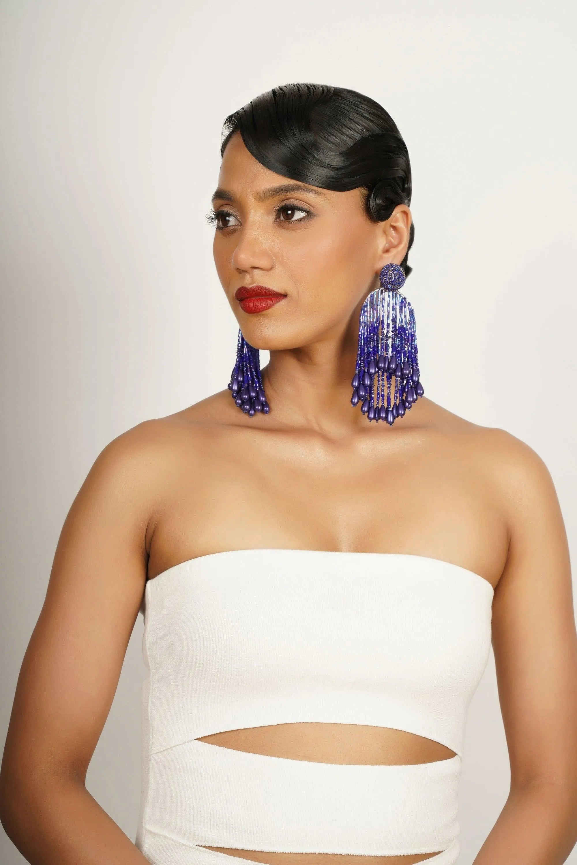 Blue Sapphire Earrings