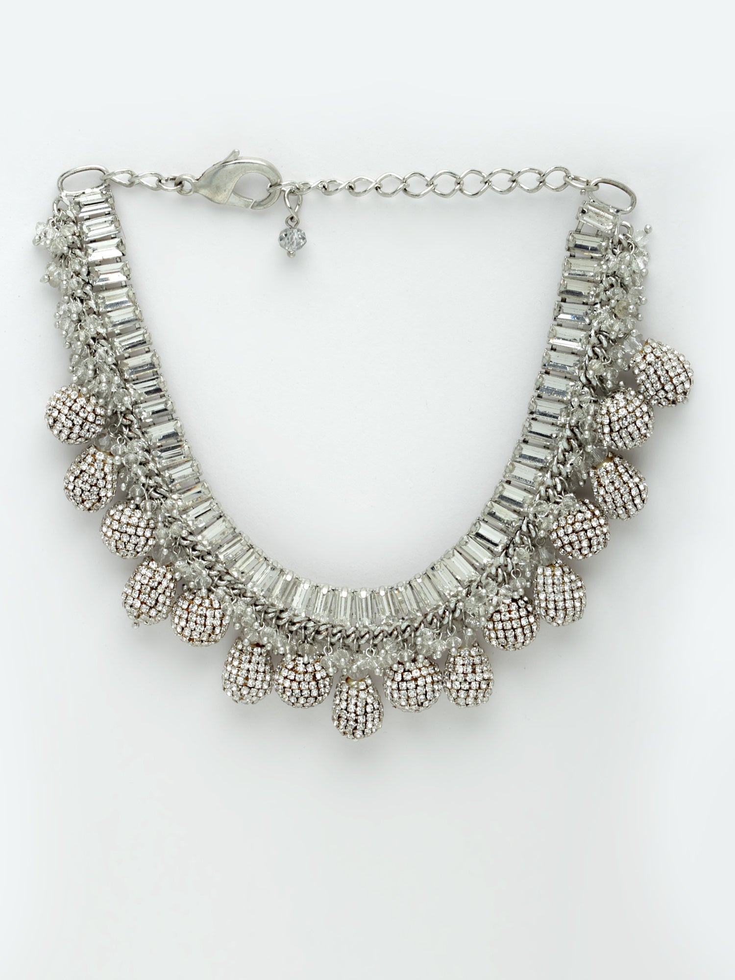 silver choker necklace