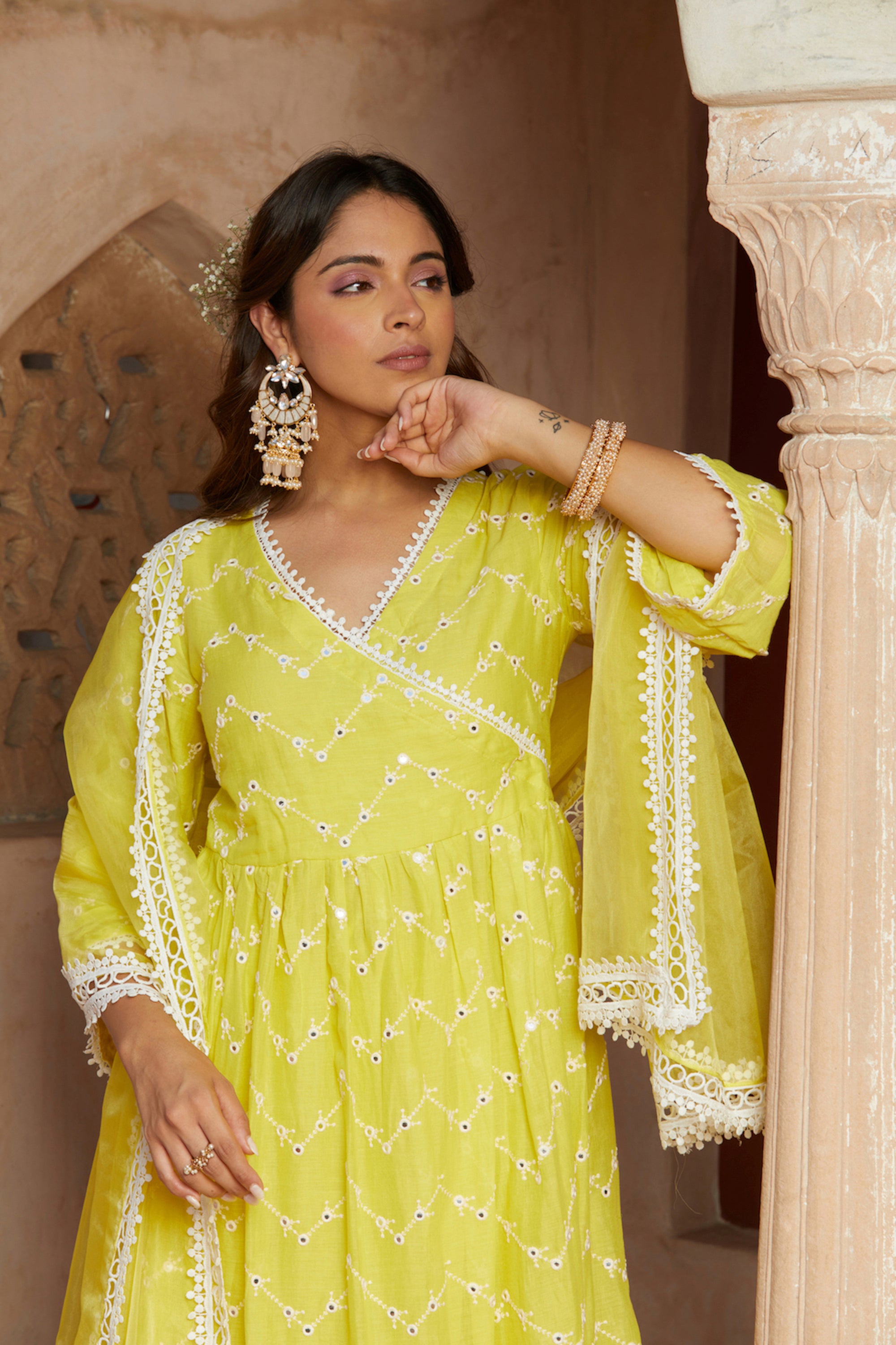 Crystal Chandelier Jhumki
