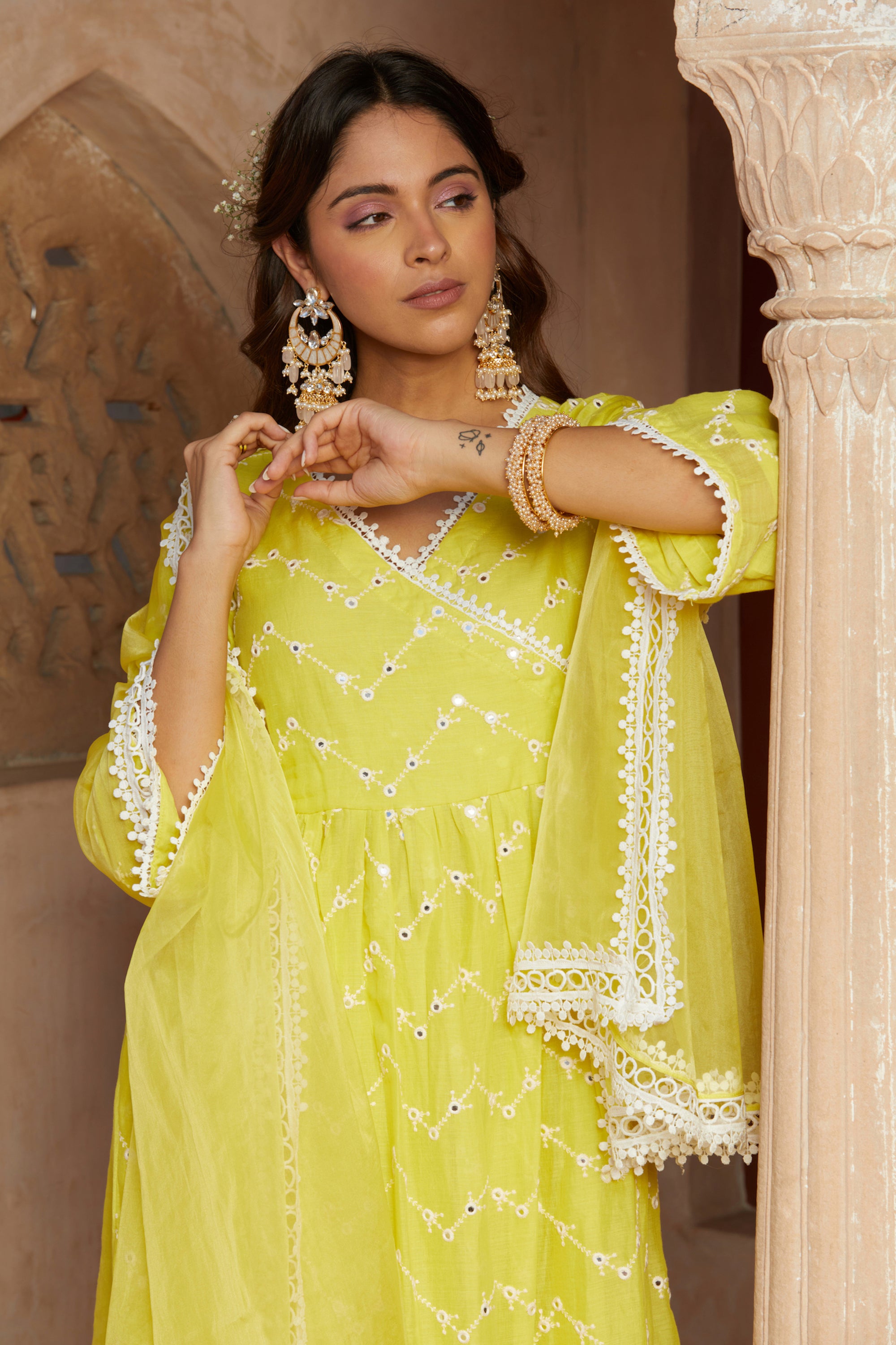 Crystal Chandelier Jhumki
