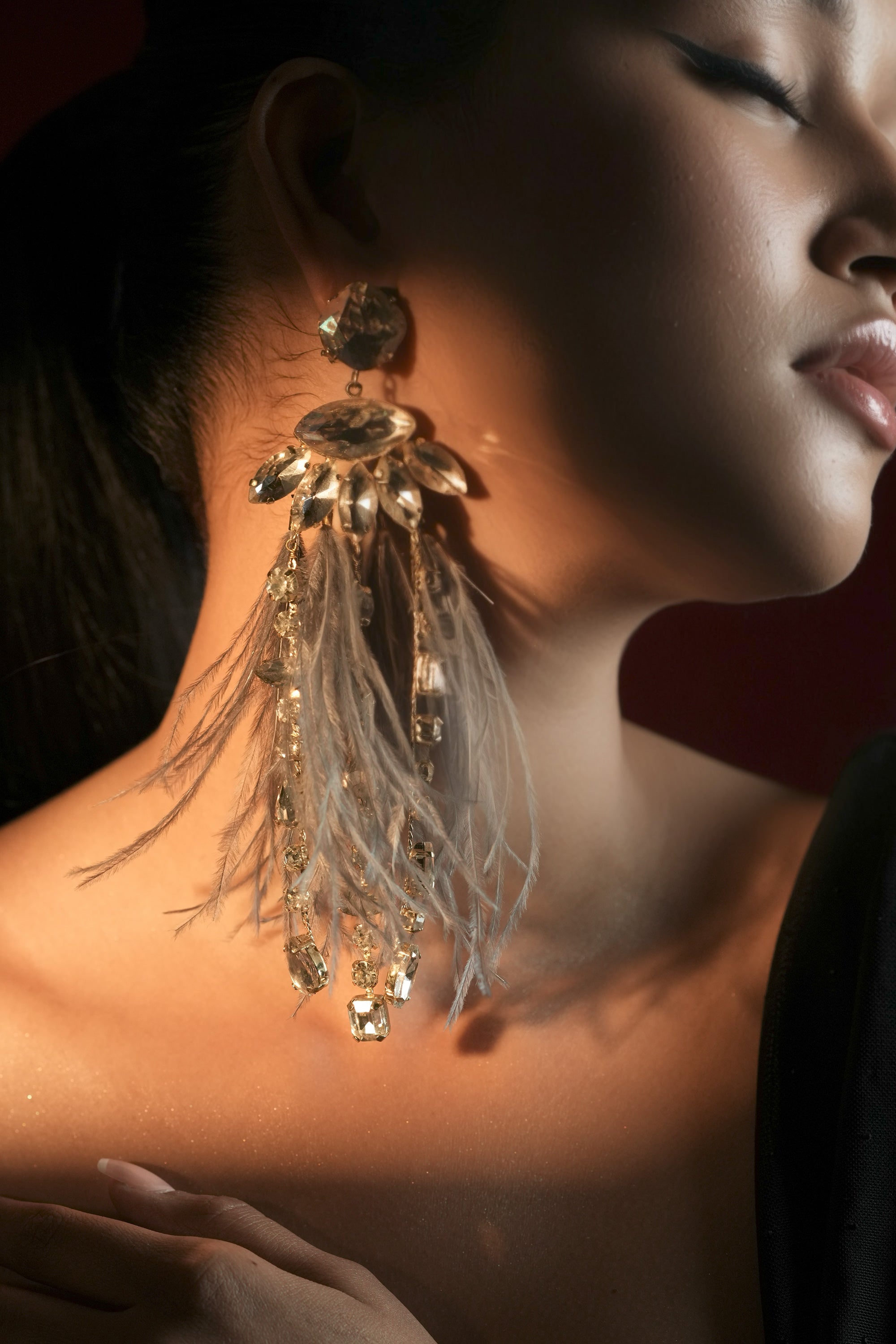Starlit Feather Drops