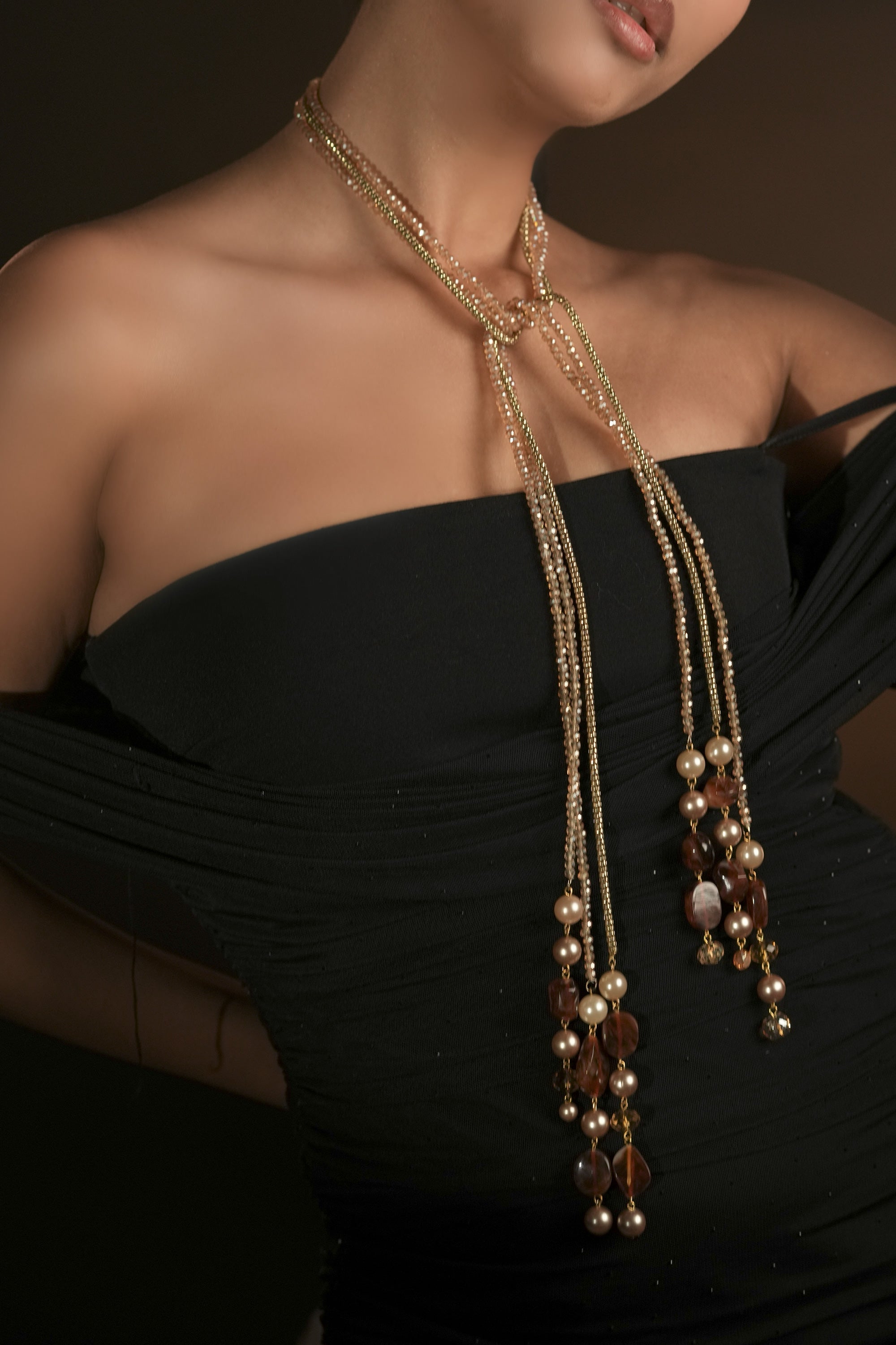 Amber Flow Necklace