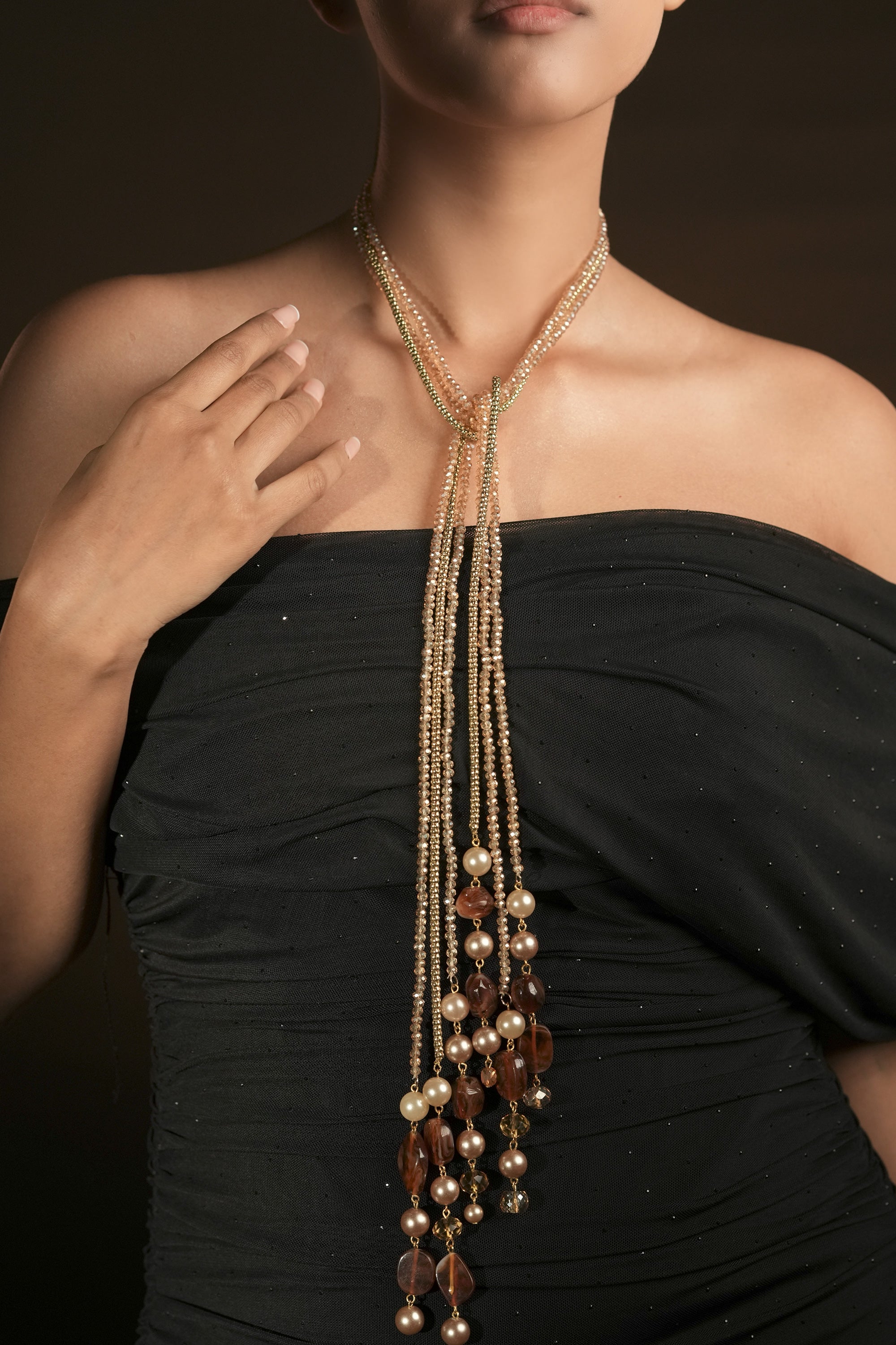 Amber Flow Necklace