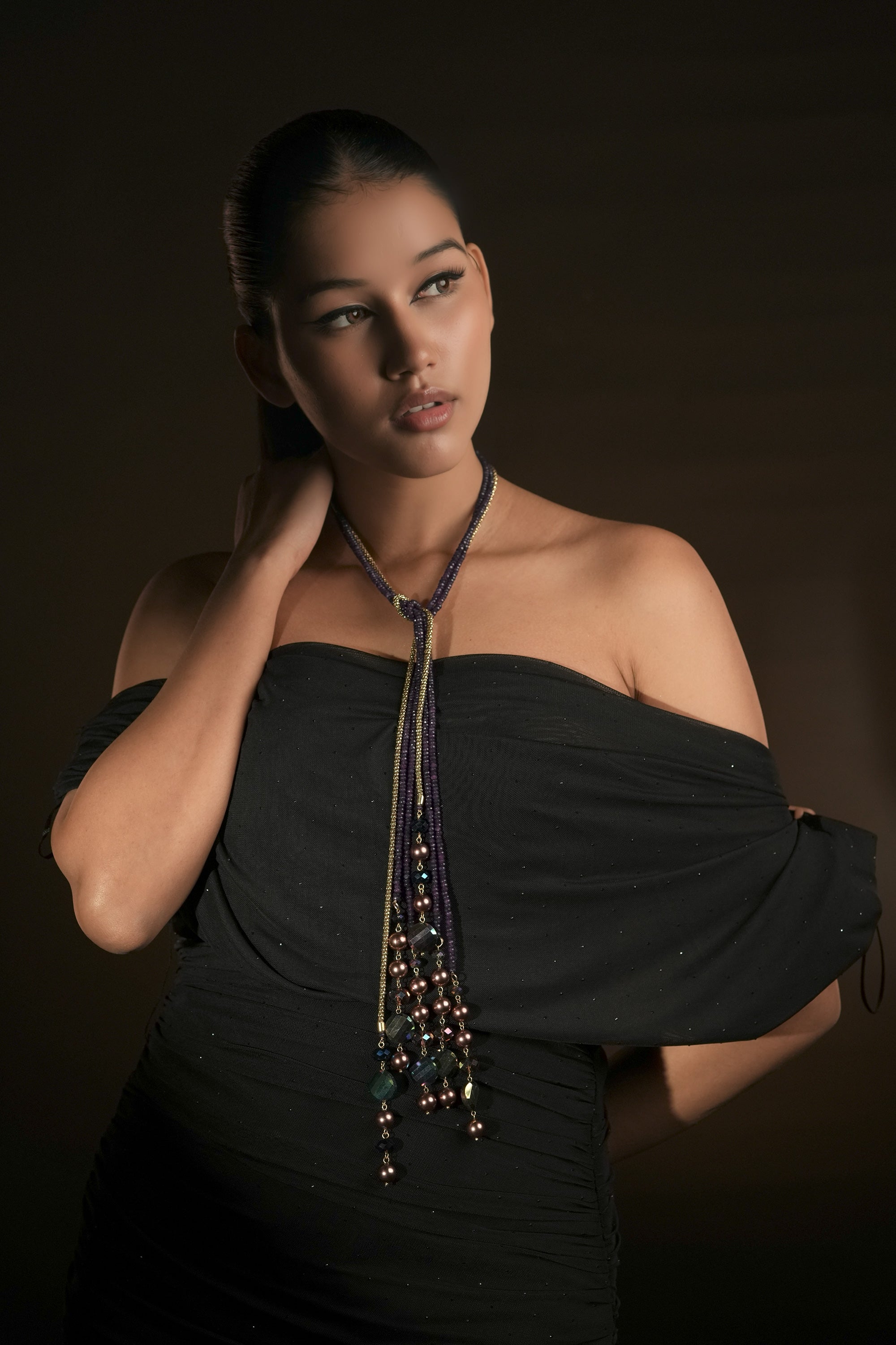 Amethyst Stream Necklace