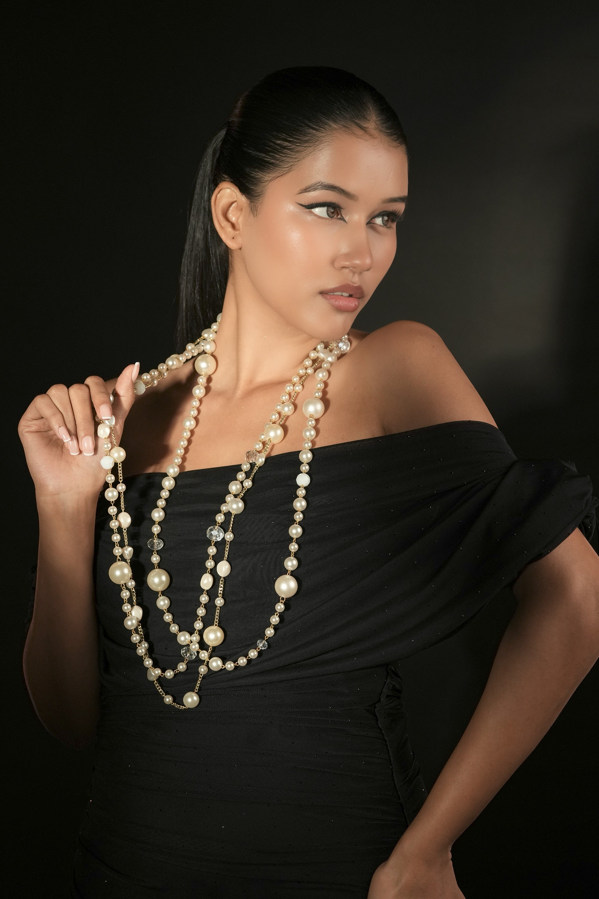 Layered Pearl Necklace