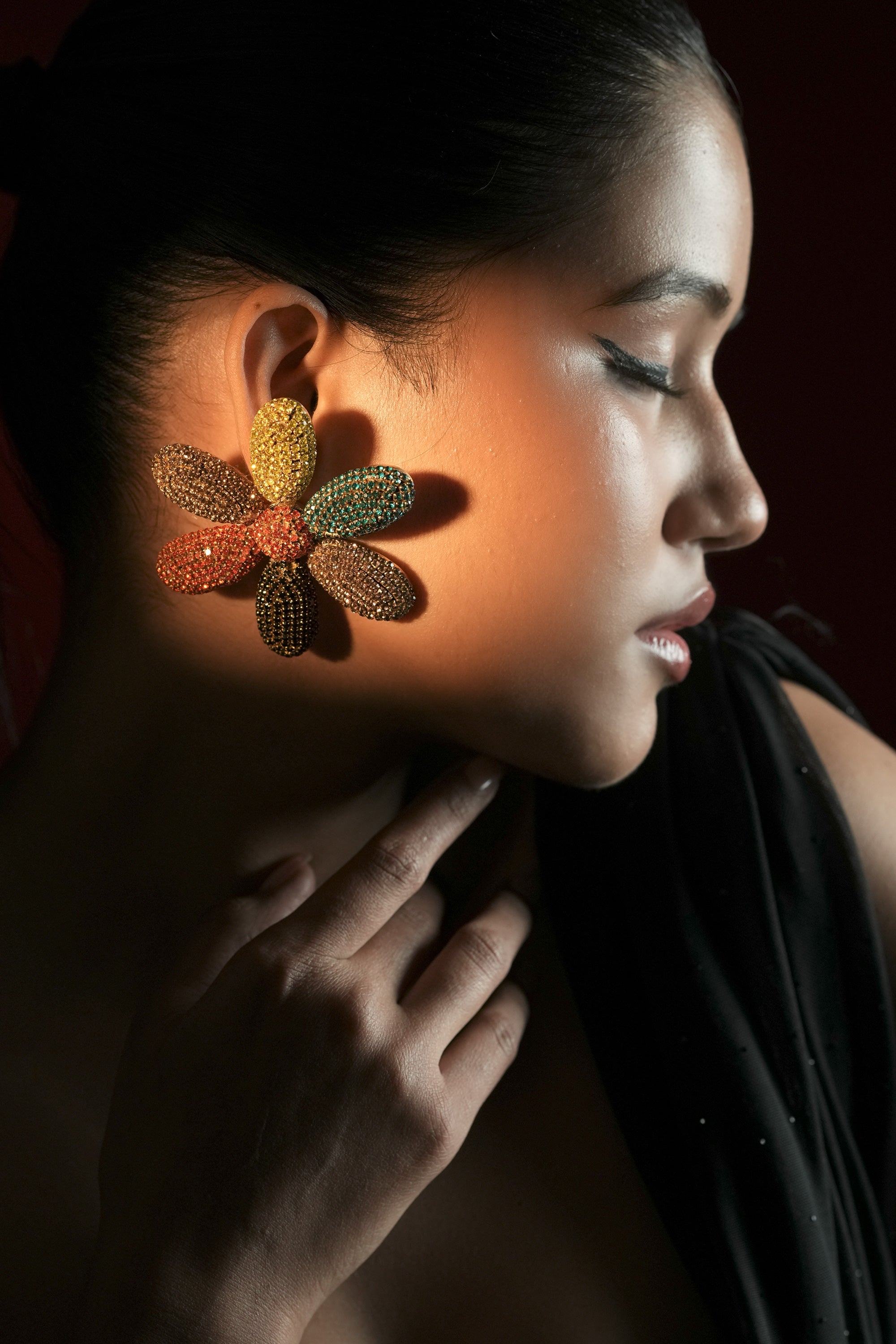 Sunset Petal Studs