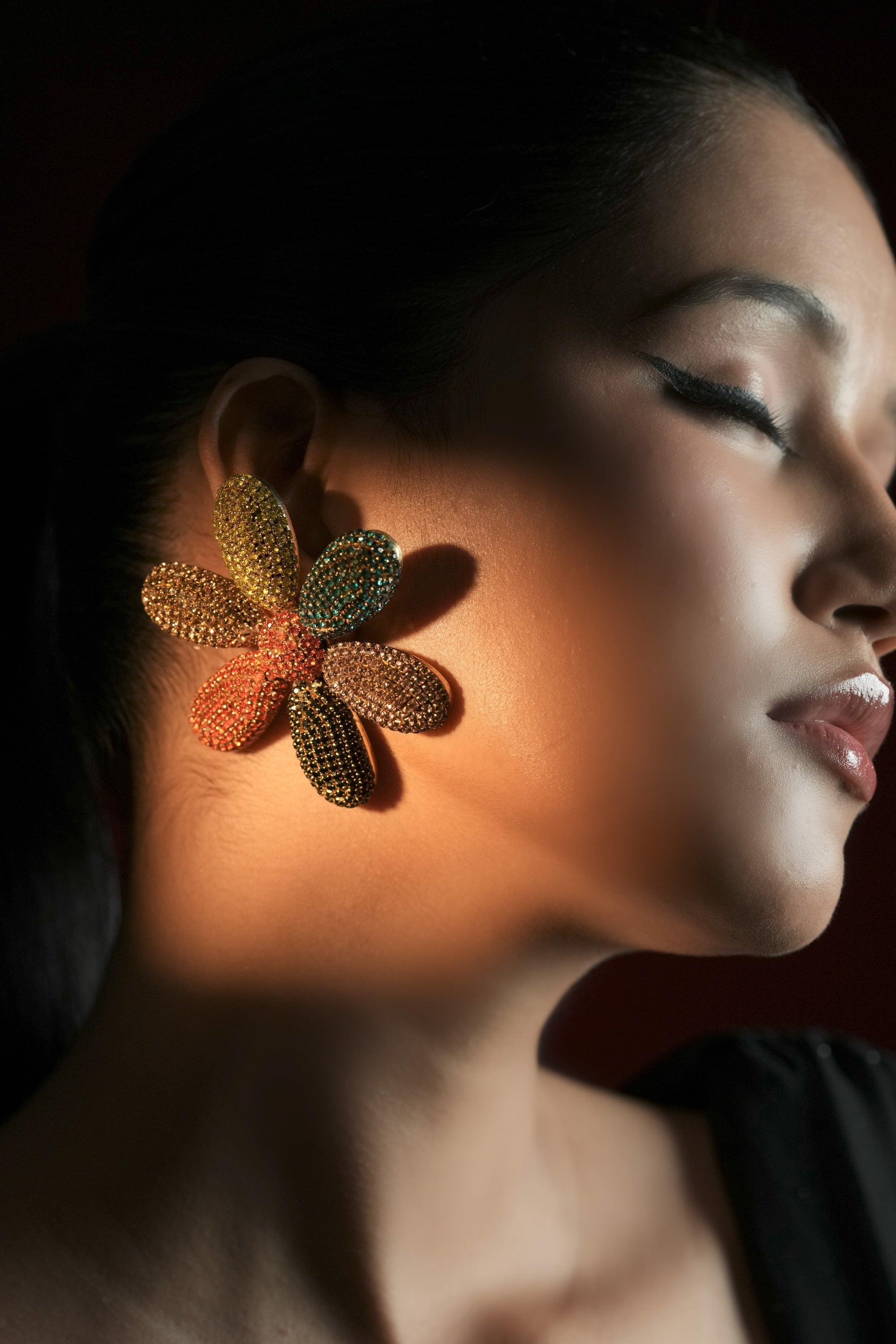 Sunset Petal Studs