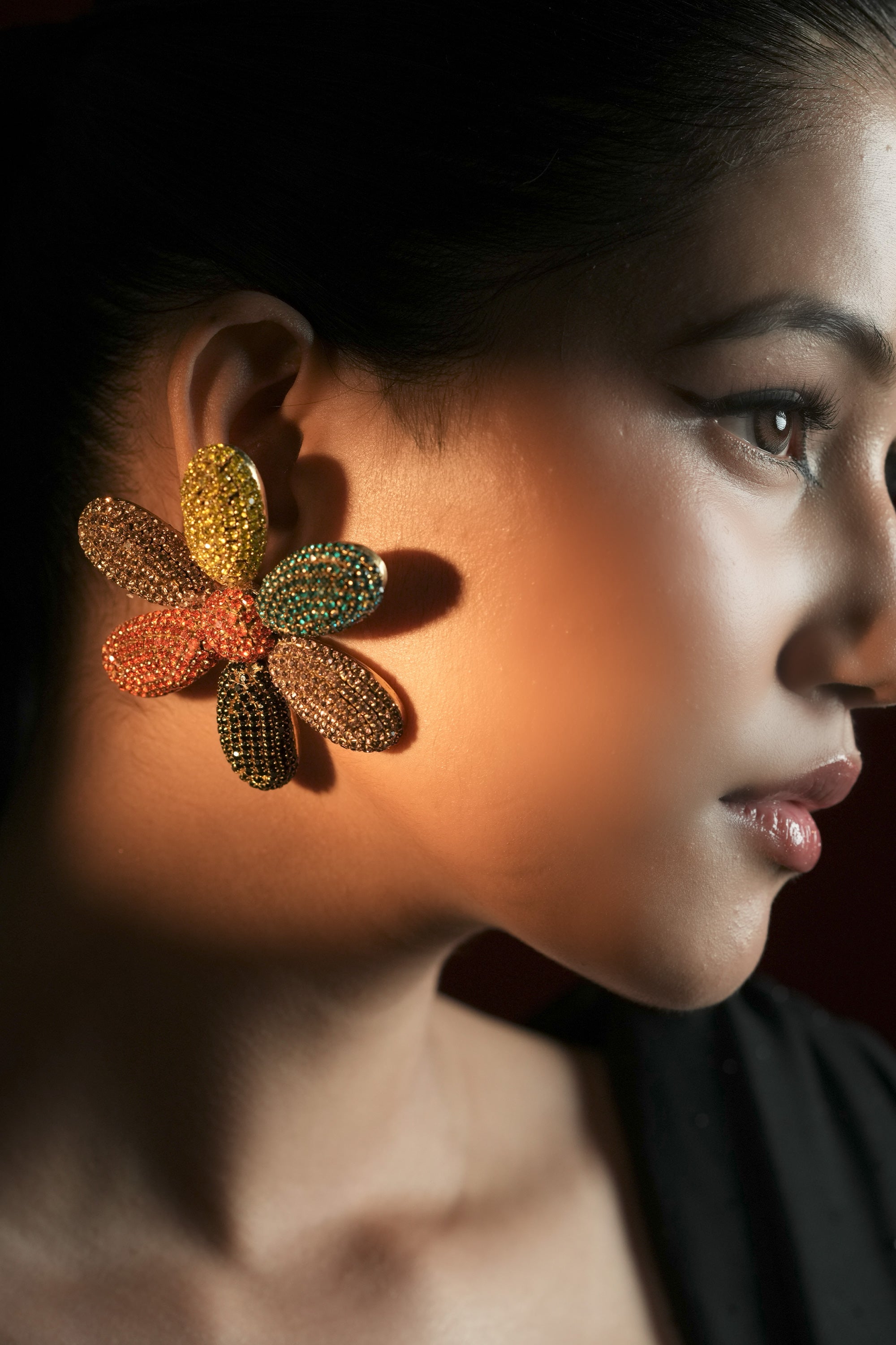 Sunset Petal Studs