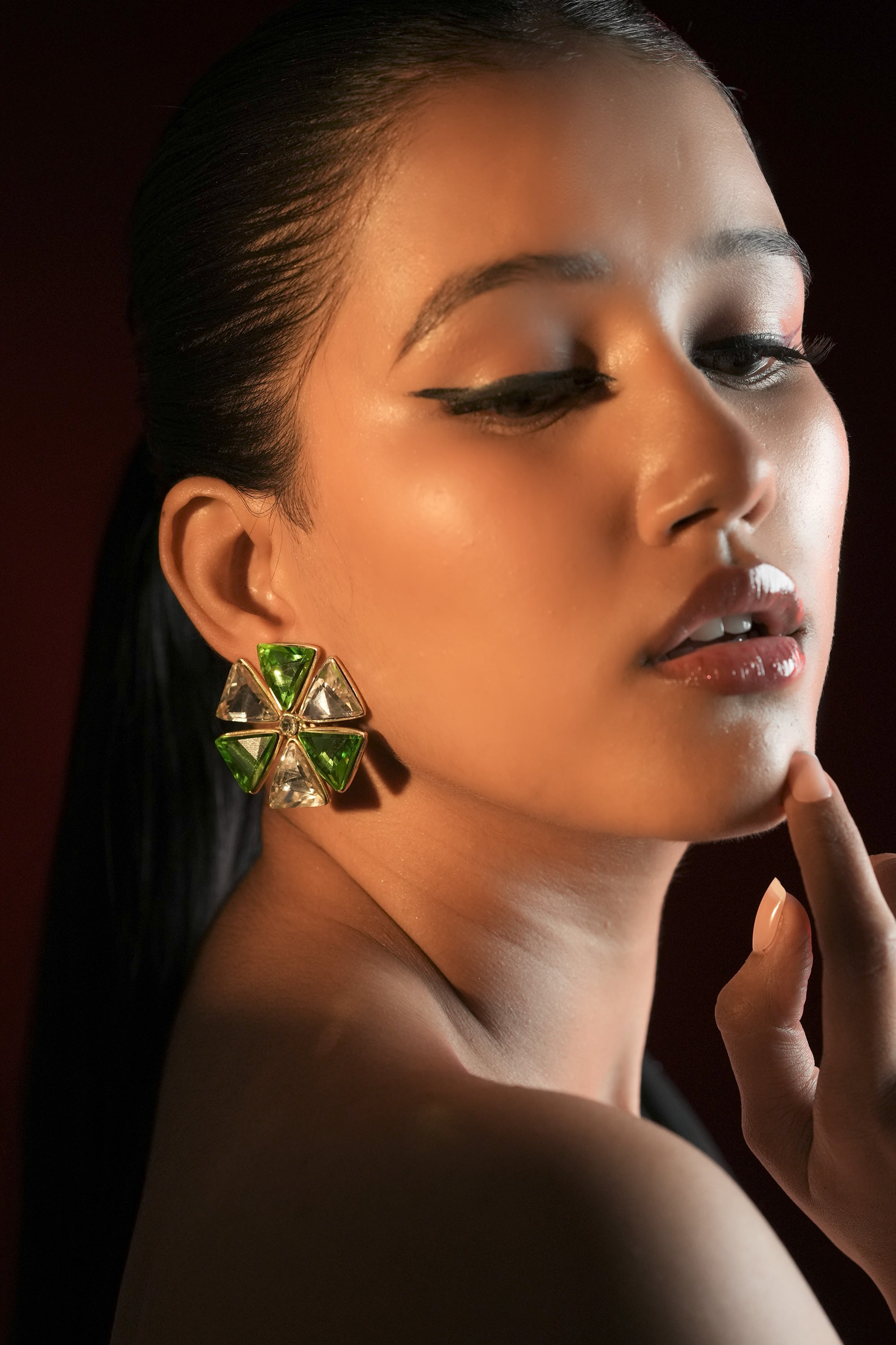 Verdant Bloom Studs