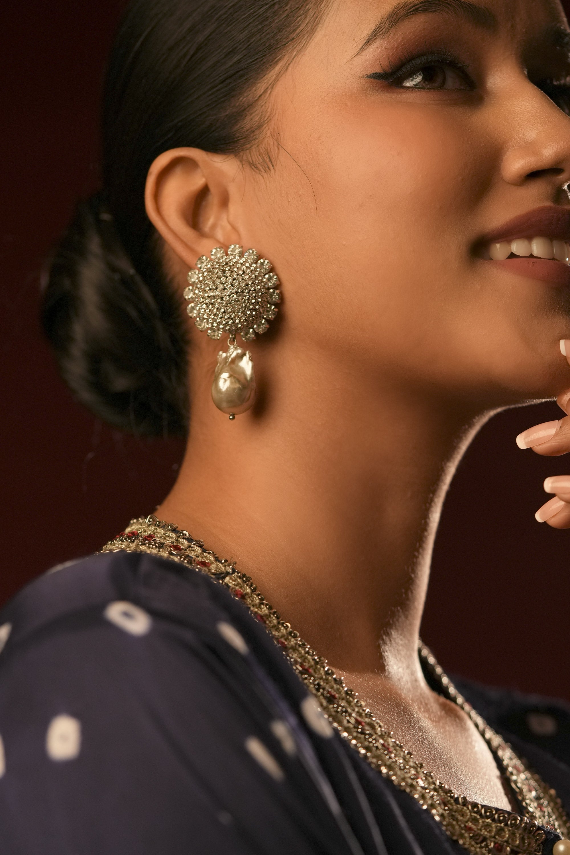 Stardrop Pearl Earrings