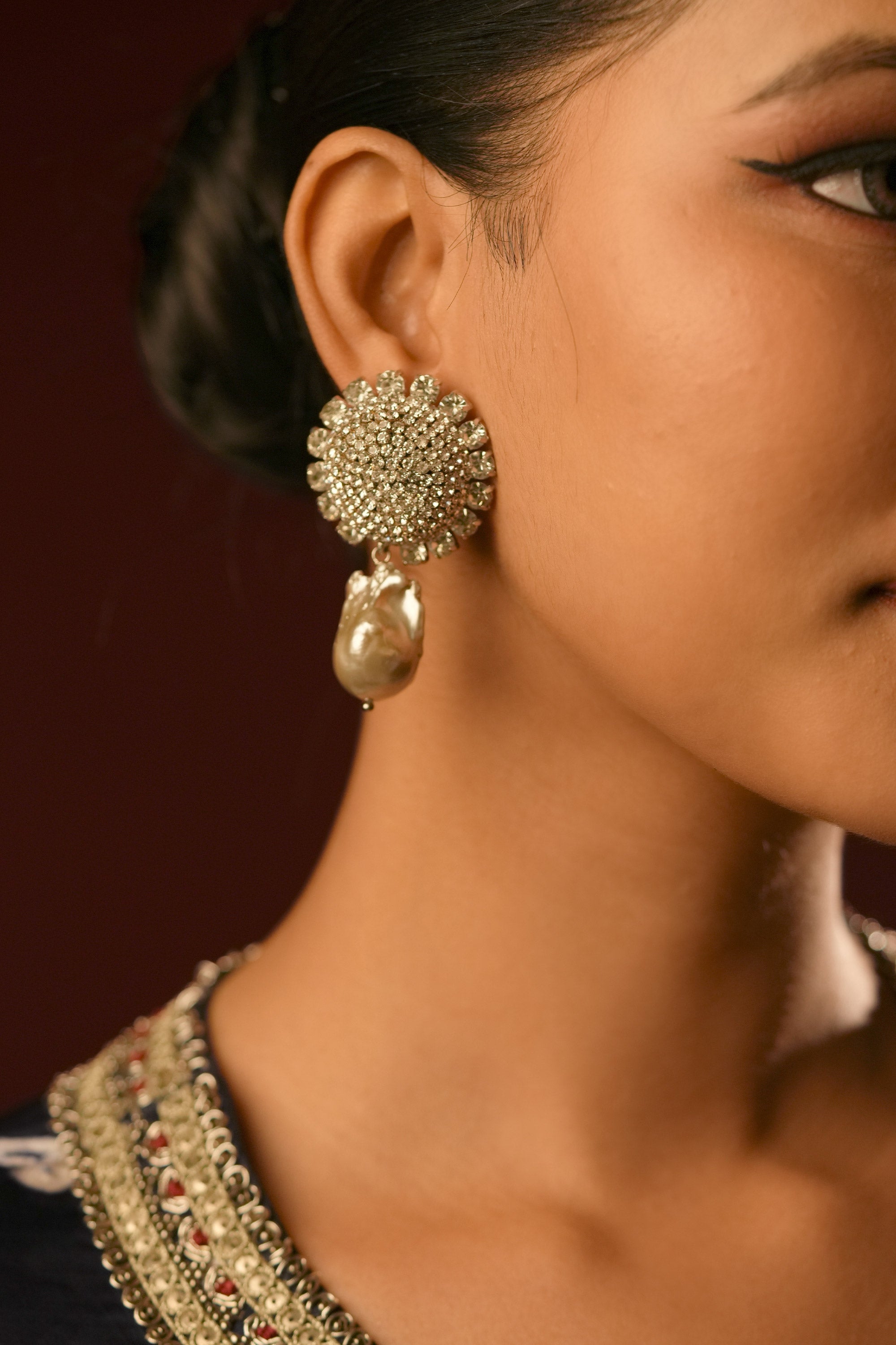 Stardrop Pearl Earrings