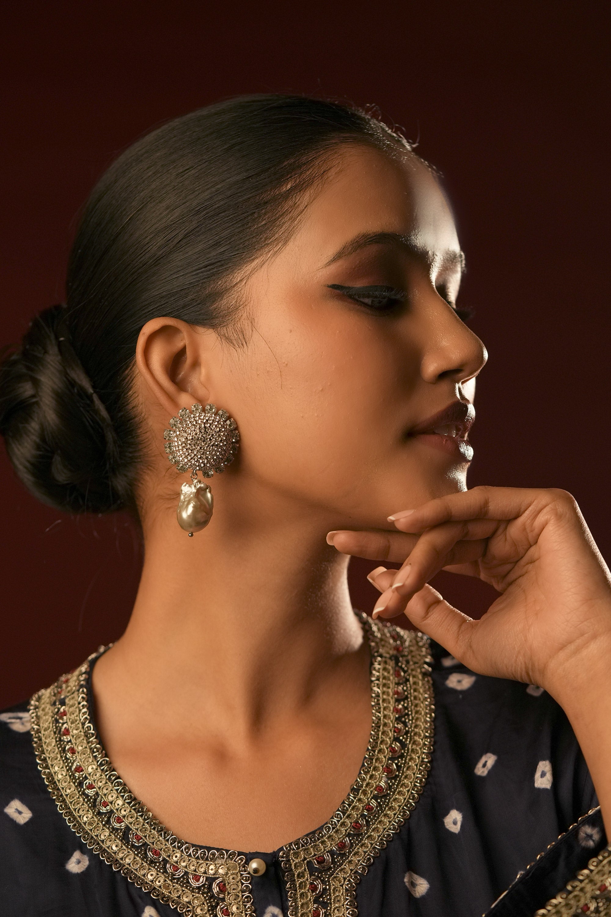 Stardrop Pearl Earrings