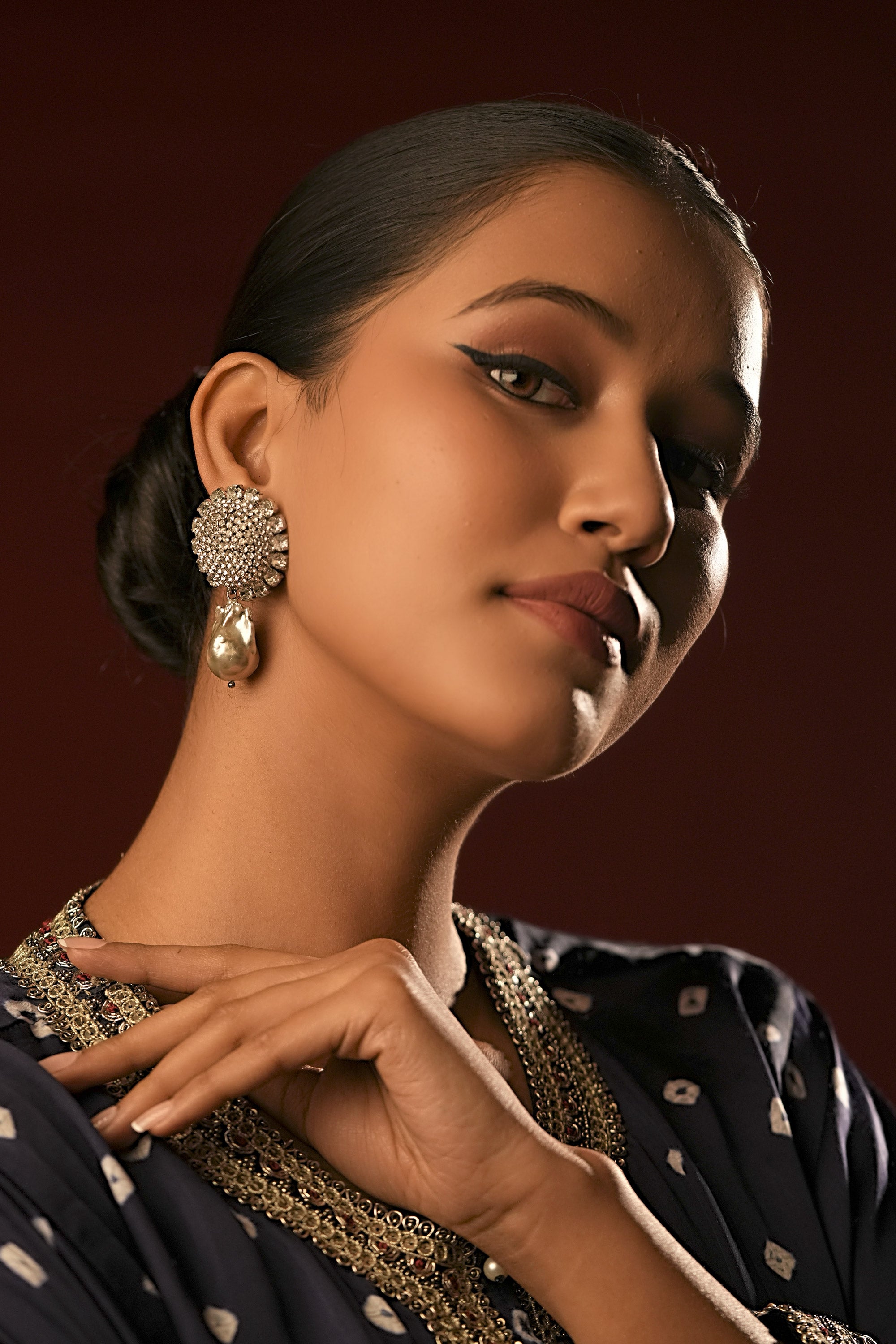 Stardrop Pearl Earrings