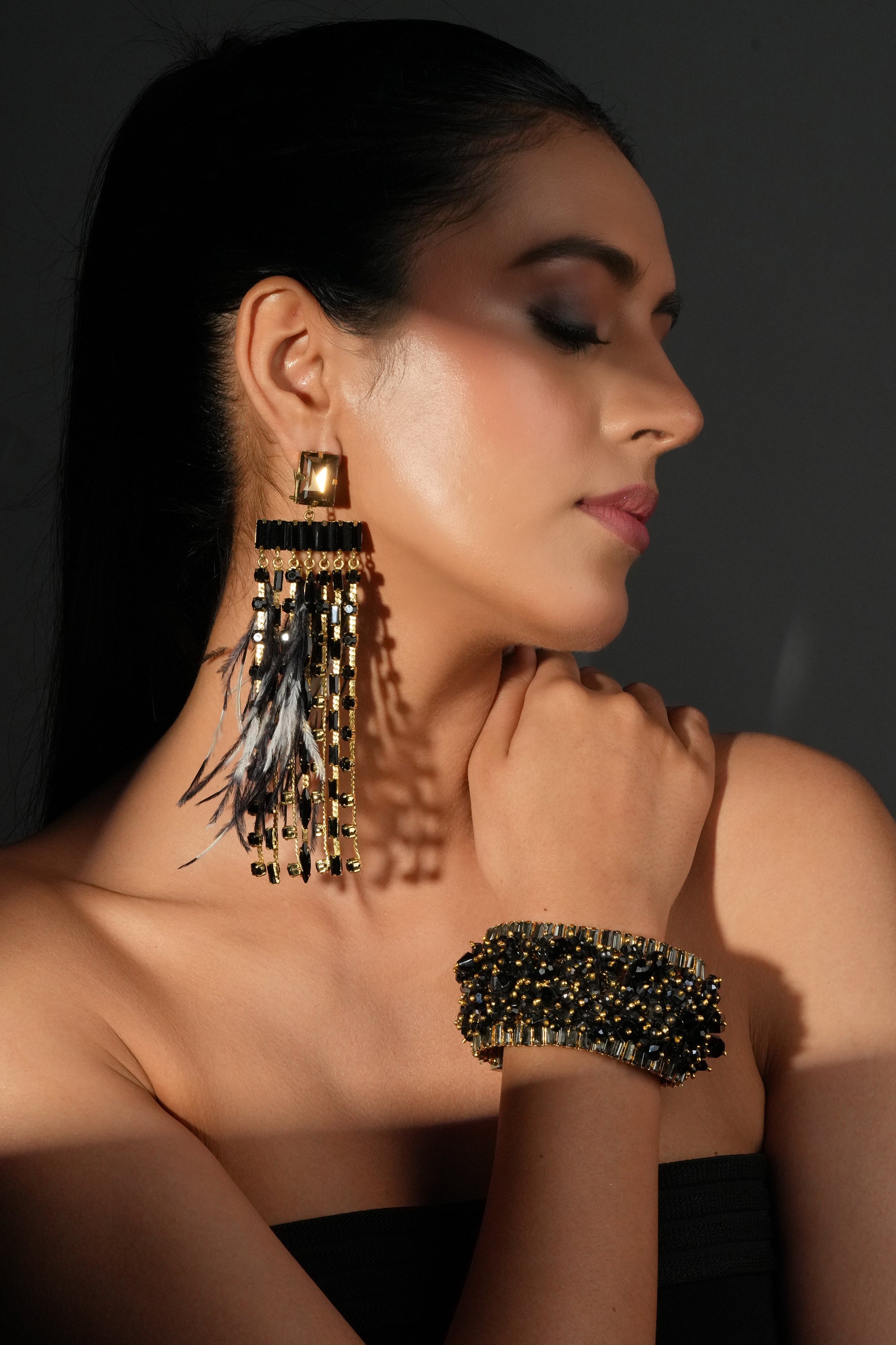 Midnight Crystal Bracelet
