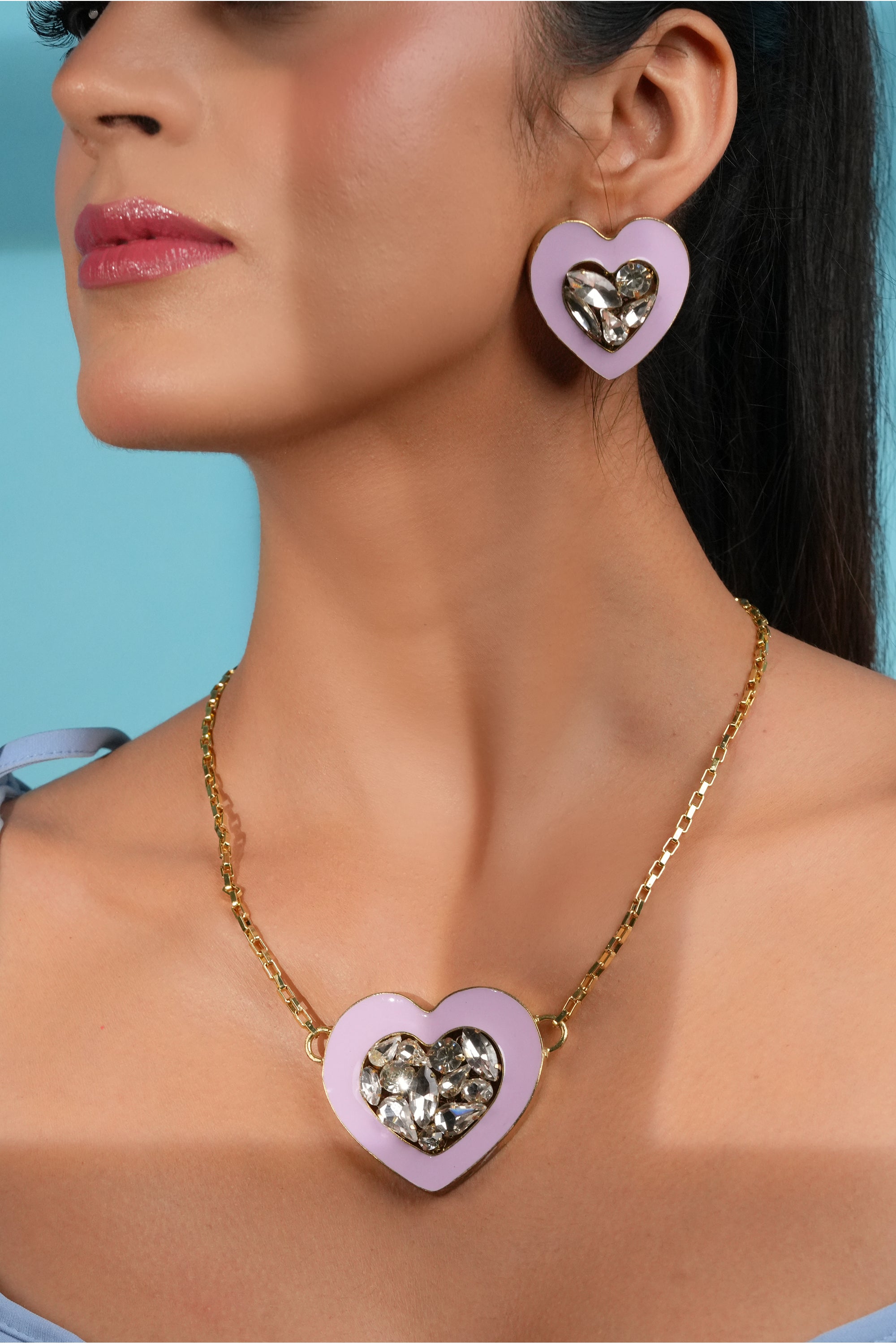 Heart Statement Earrings