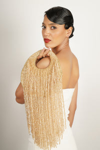 Gold Waterfall handbags