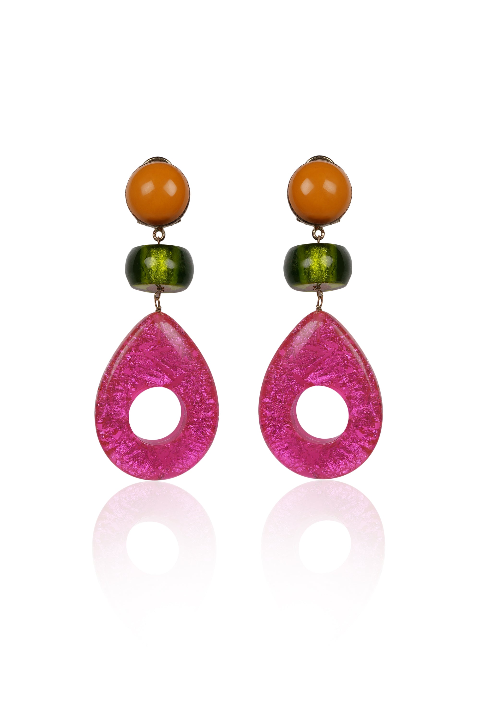 Vibrant Teardrop Earrings