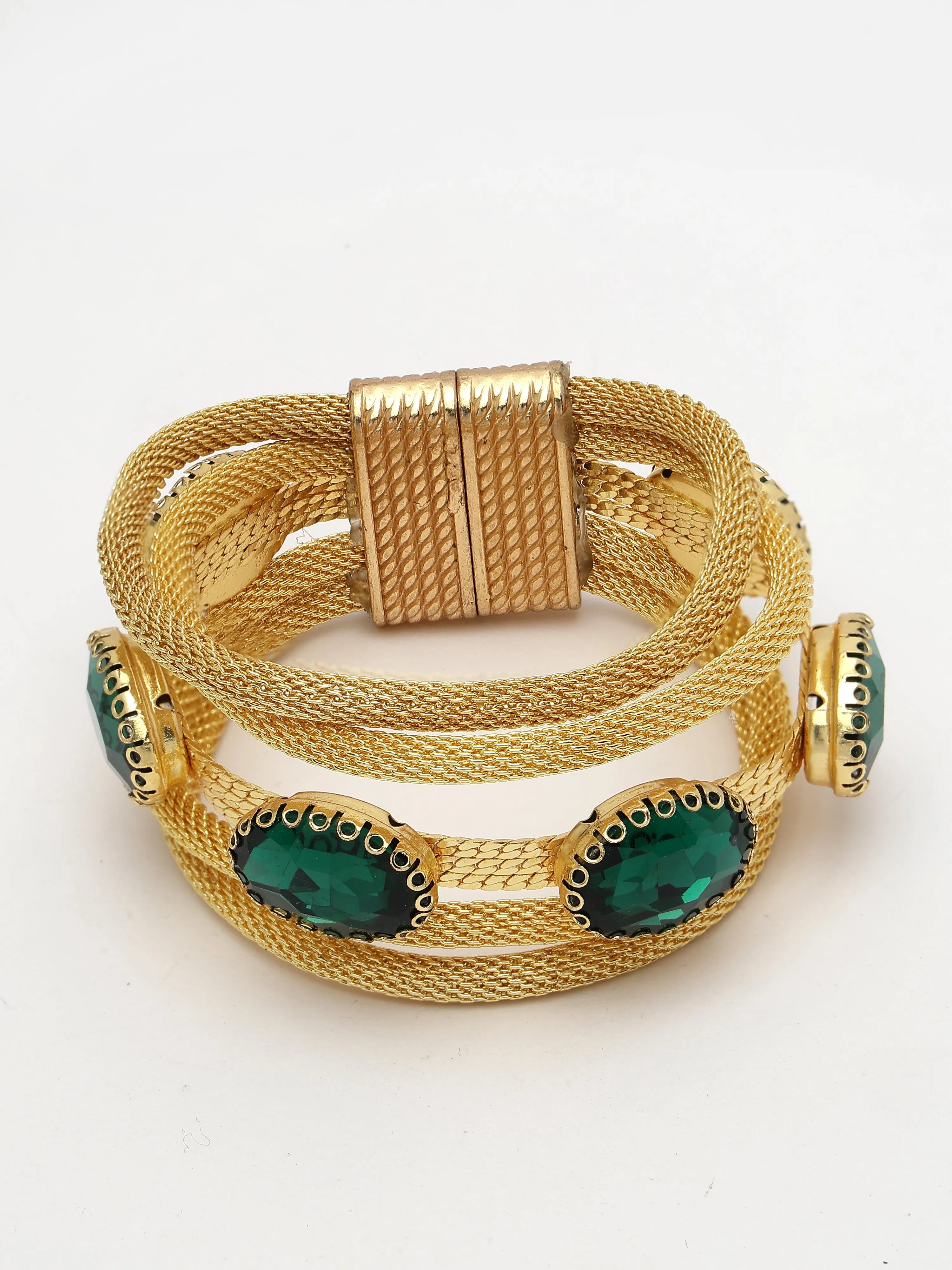 Emerald Gold Bracelet