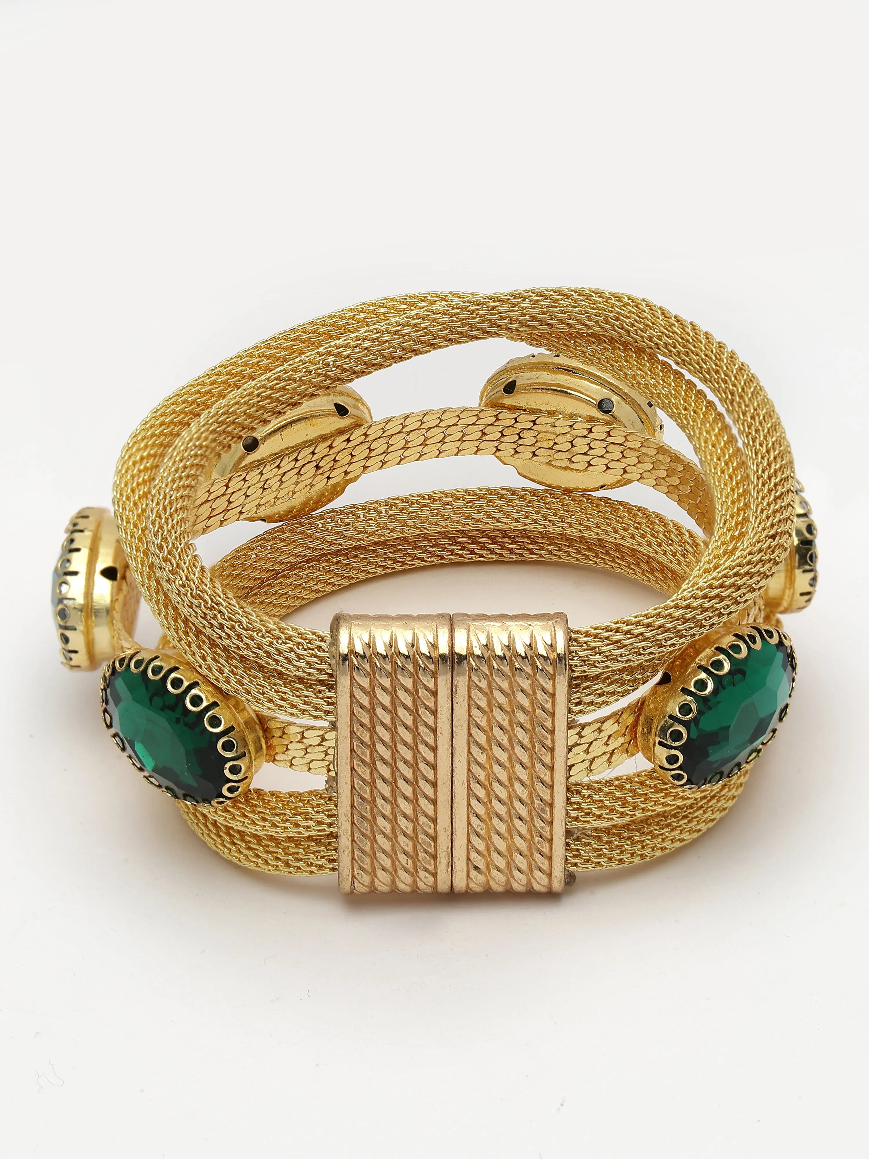 Emerald Gold Bracelet