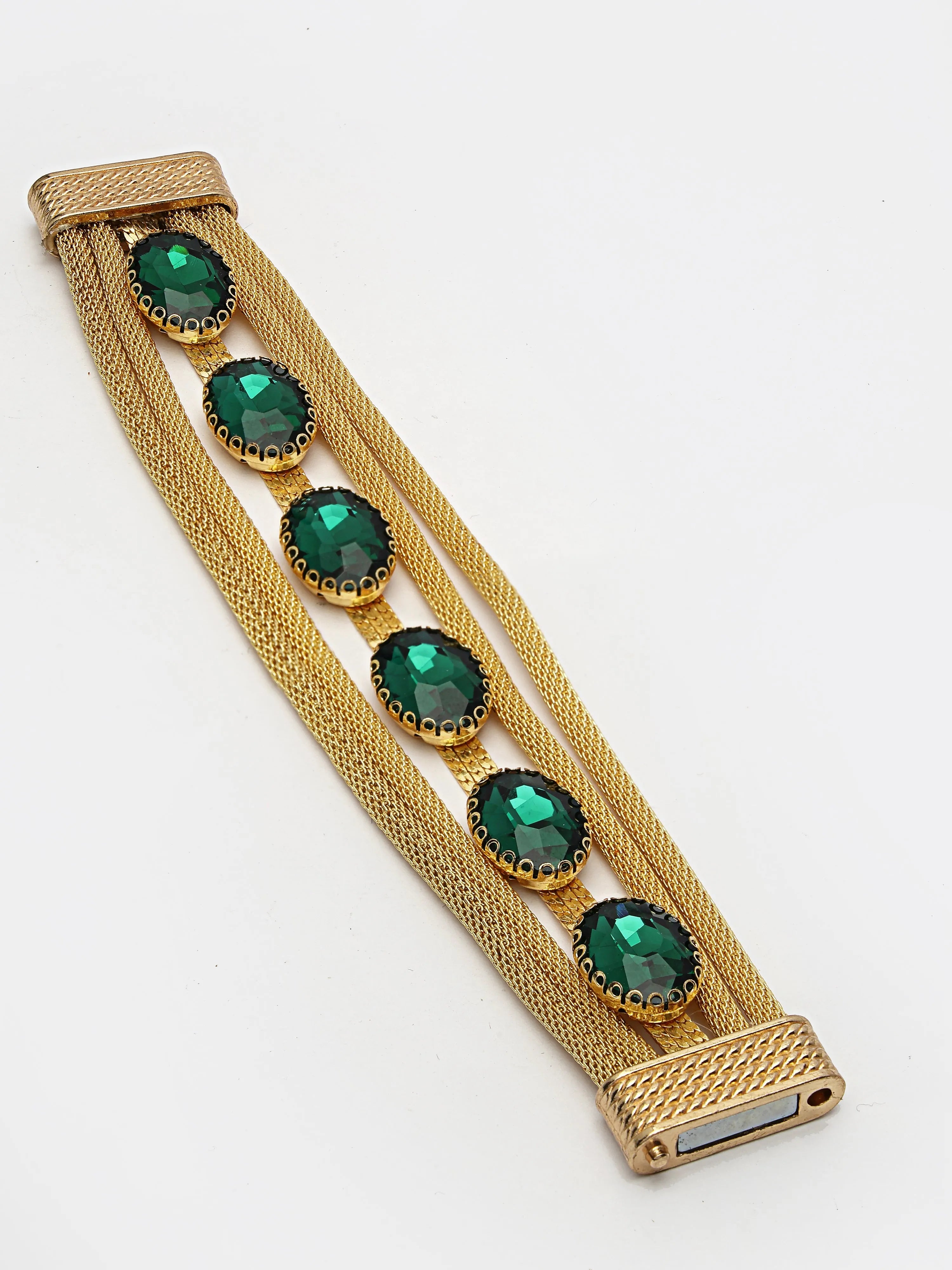 Emerald Gold Bracelet