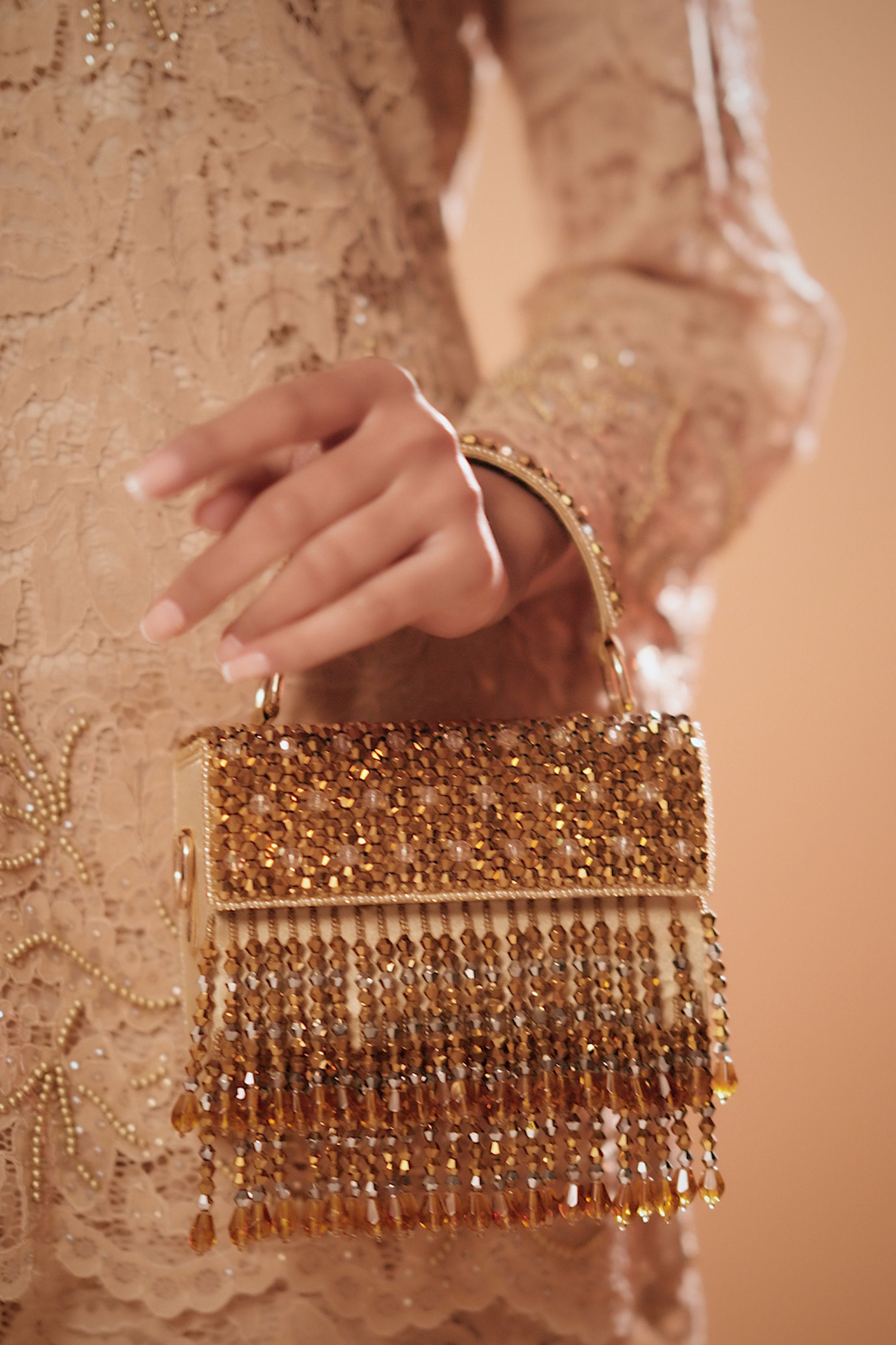 Gold Fringe Box Mini