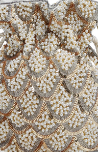 Gold Scallop Potli Bag