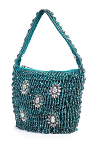 Green Crystal Potli bag
