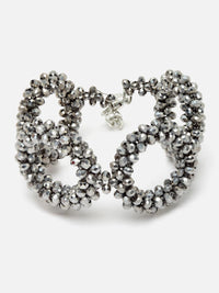 Silver Beaded Bracelet - Bijoux by Priya