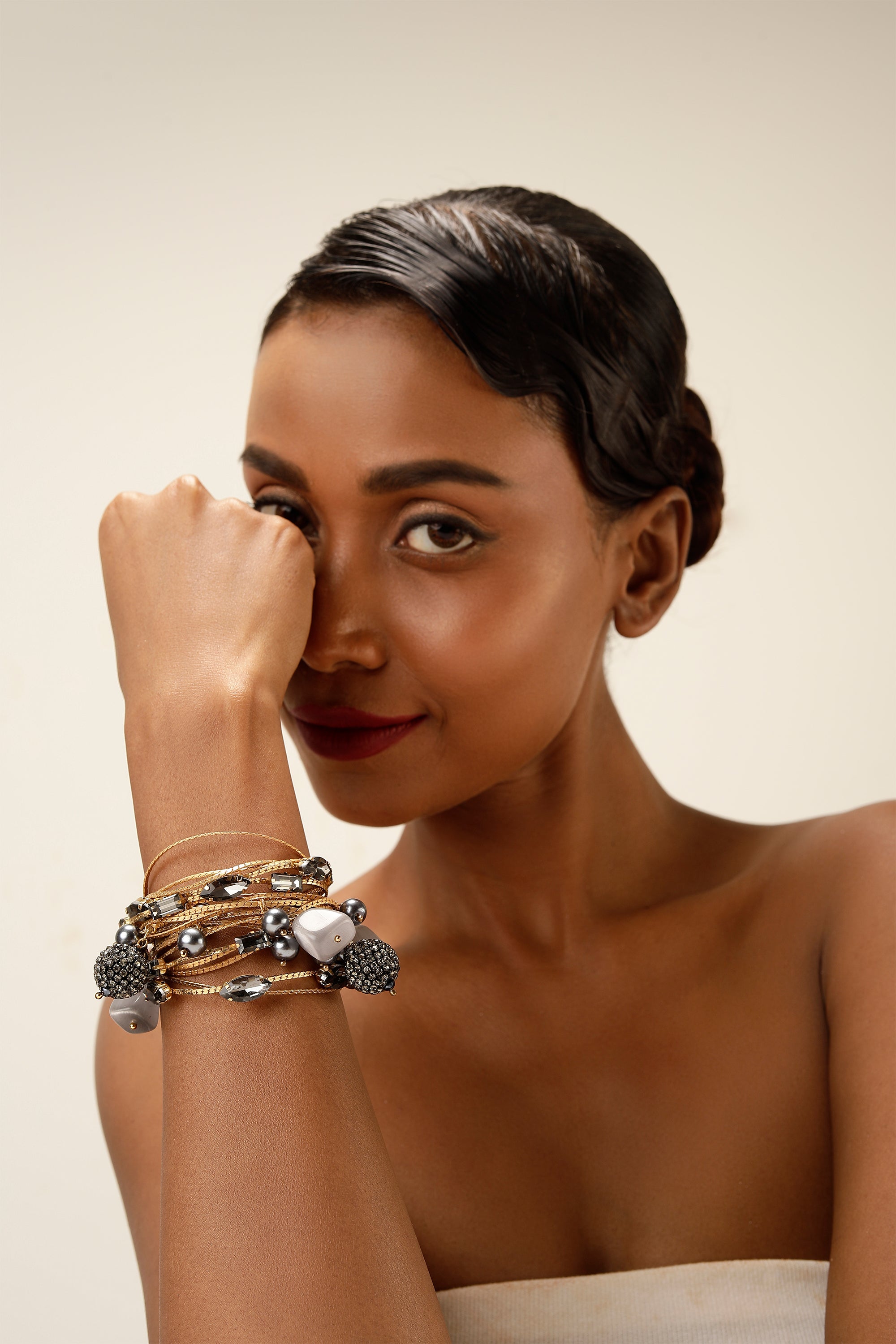Smoke Multi-Row Bracelet