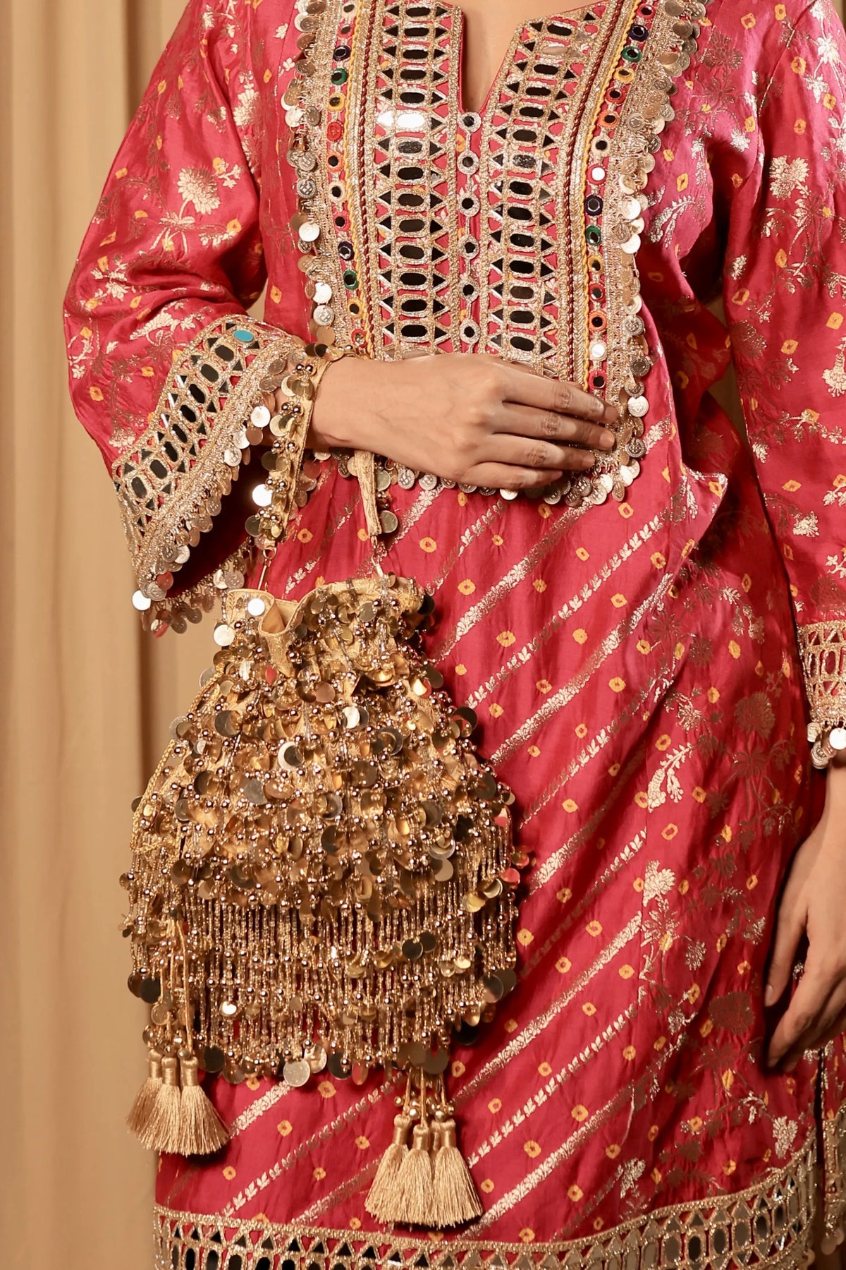 Gilded Rain Potli - image 4