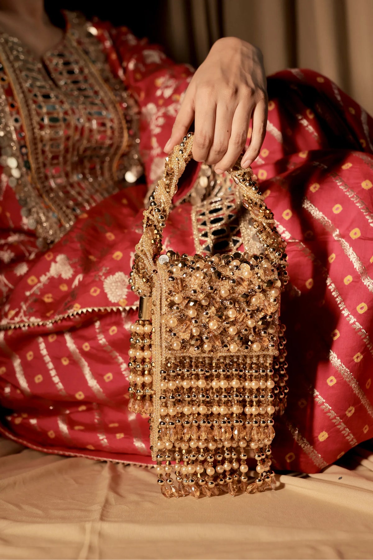Golden Hour Box Clutch - image 2