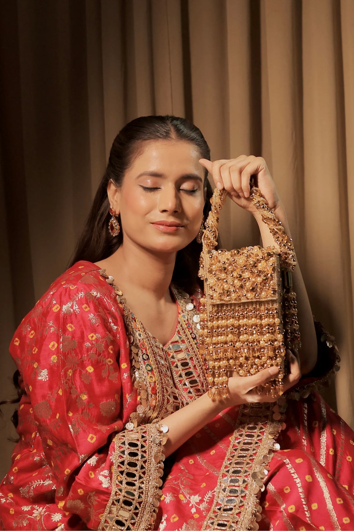 Golden Hour Box Clutch - image 3
