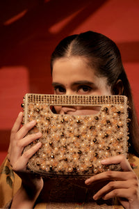 Gold Pearl Clutch - image 2