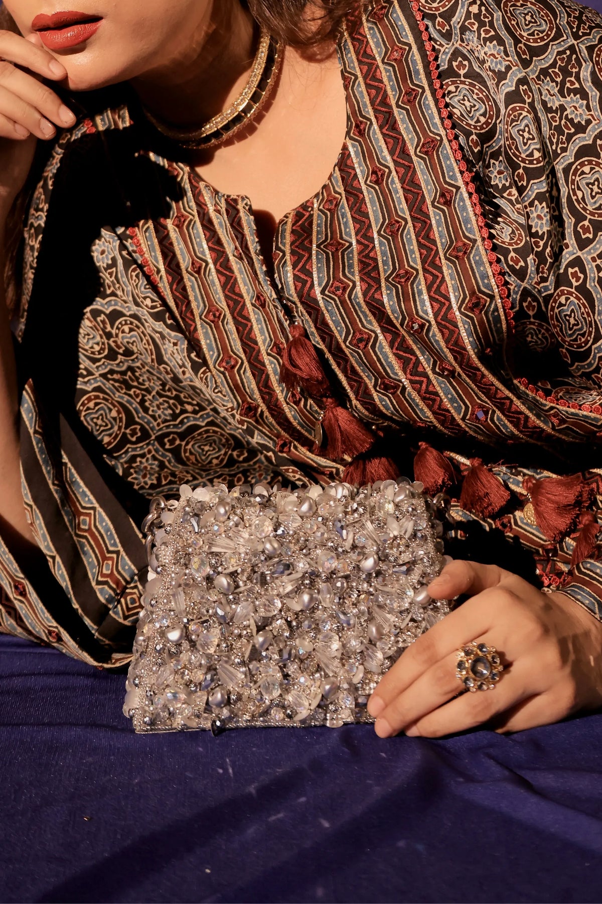 Frost Pearl Box Bag - image 3