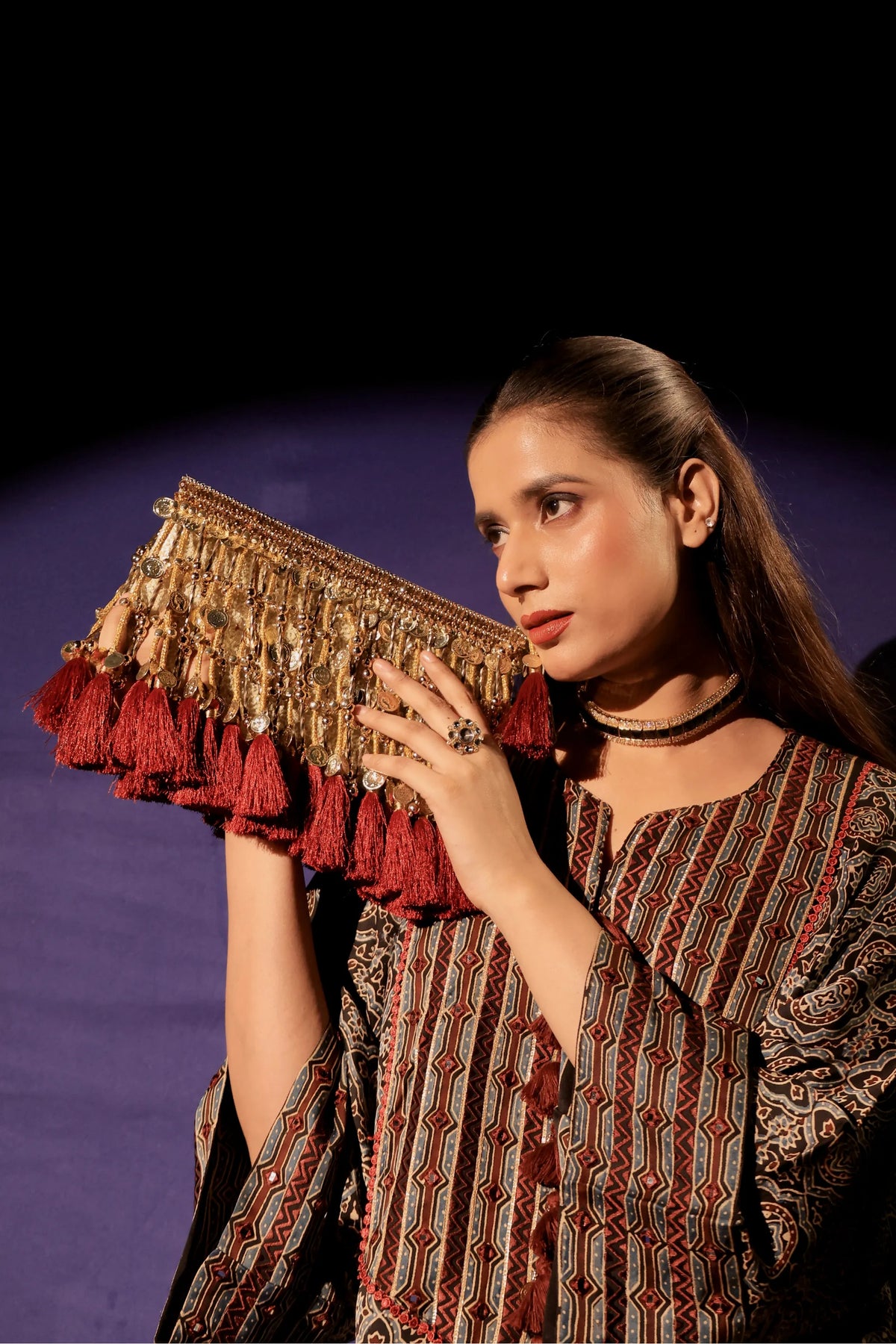 Rani Coin Tassel Bag - image 2