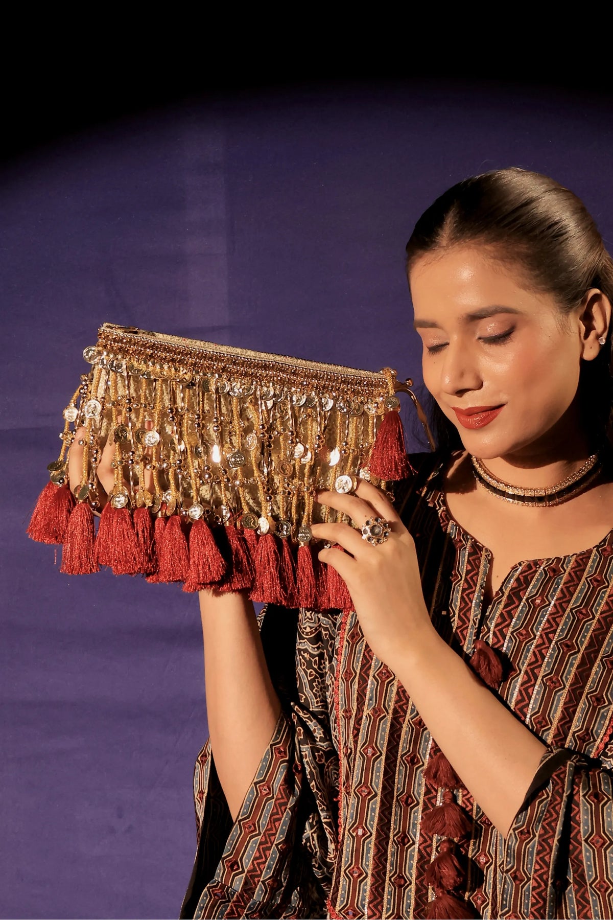Rani Coin Tassel Bag - image 4